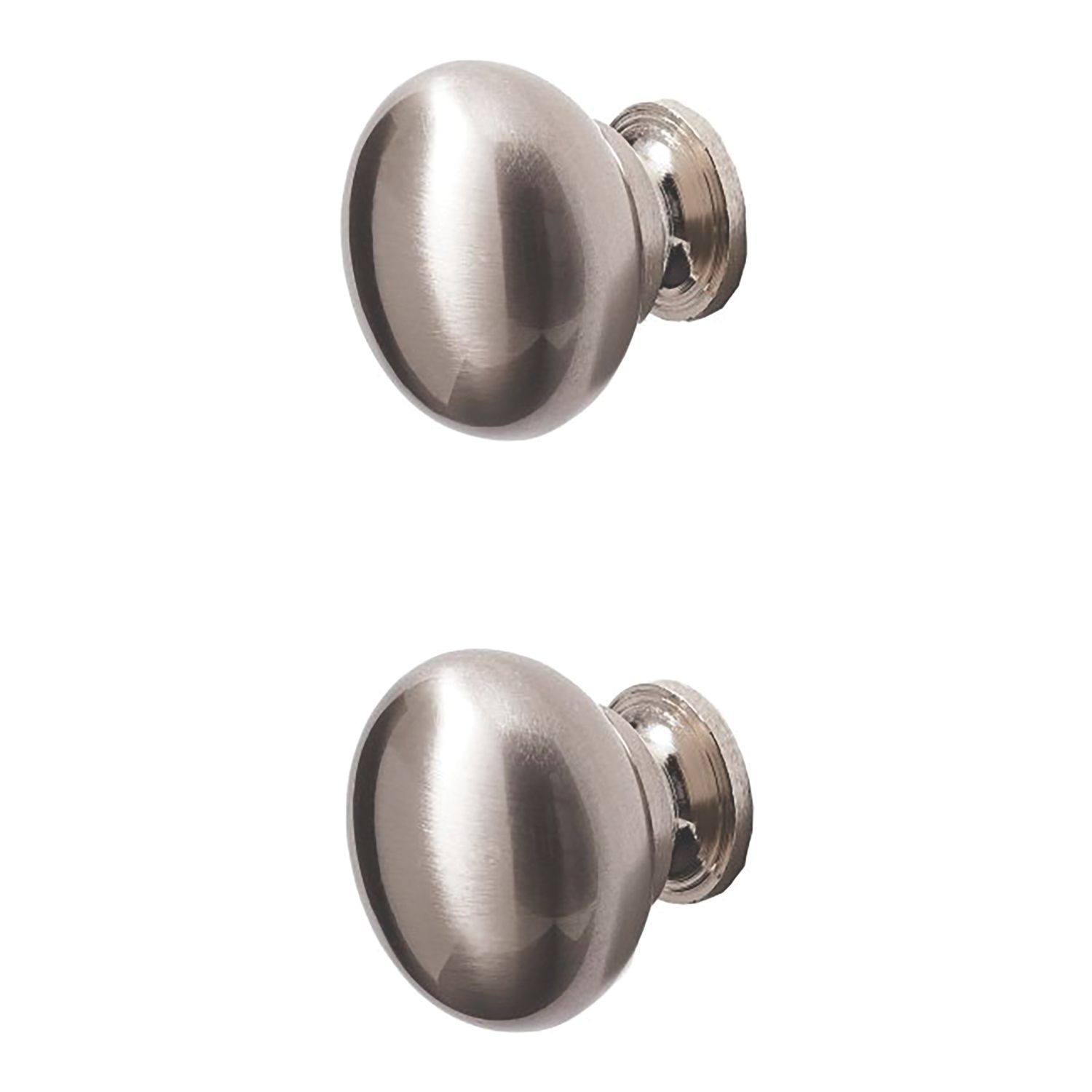 Essentials Chervil Round Cabinet Knob Brushed Nickel 32mm 2 Pieces (429AA)