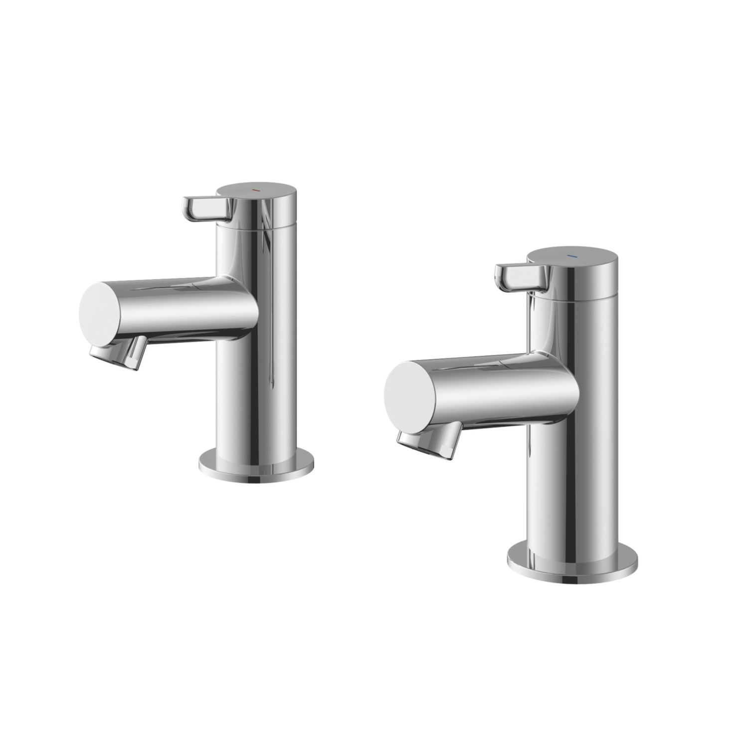 Swirl Bonda Chrome 170mm Deck Mounted Lever 2 Tap Holes Bath Pillar Tap (430XX)