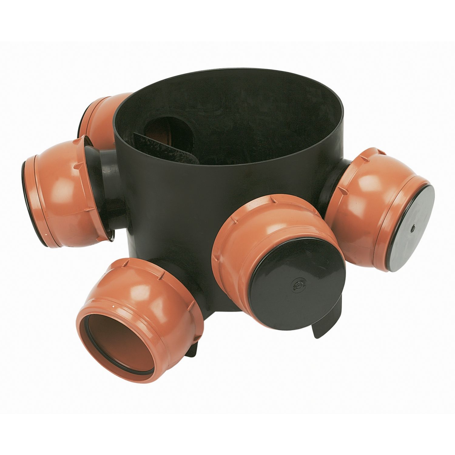 FloPlast Push-Fit 5-Inlet Adjustable MAC Chamber Base 300mm (43356)