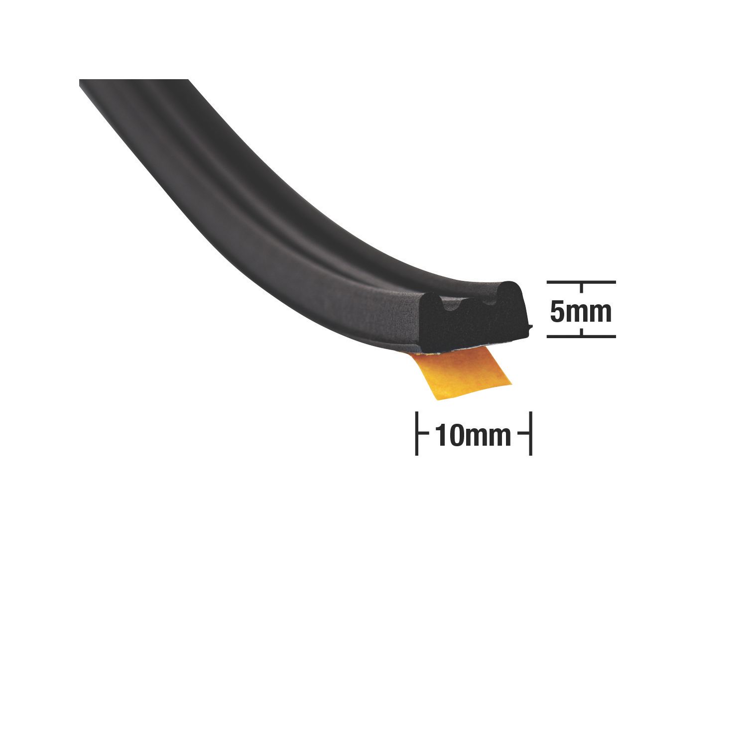 Stormguard Dry Glaze Black 25m (43490)