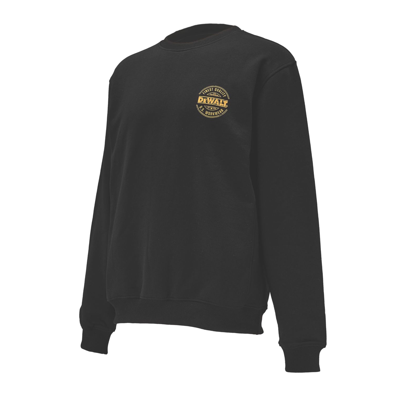 DEWALT Palm Beach Sweatshirt Black Large 42-44" Chest (434CH)