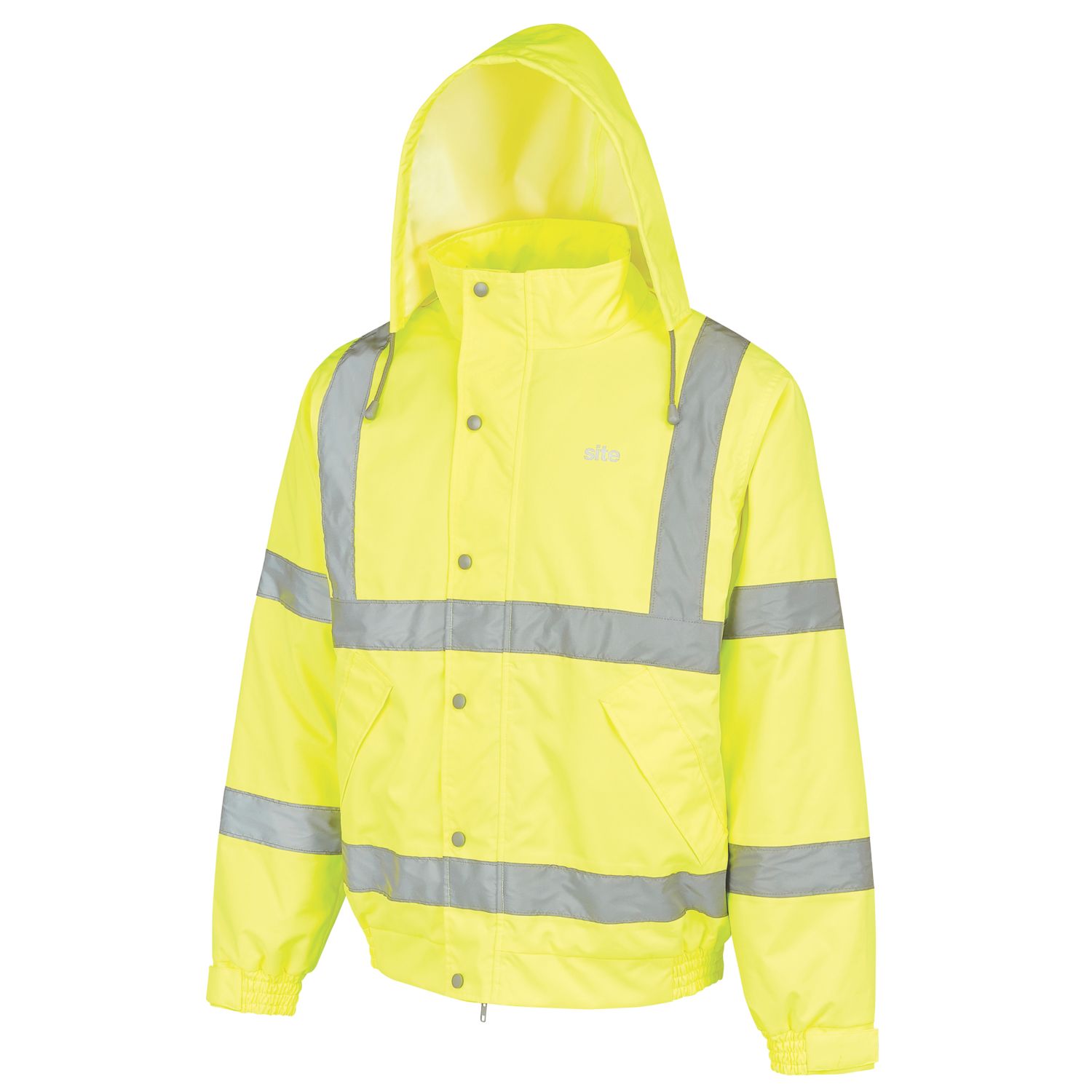 Site Battell Hi-Vis Pilot Jacket Yellow Large 52" Chest (435XR)