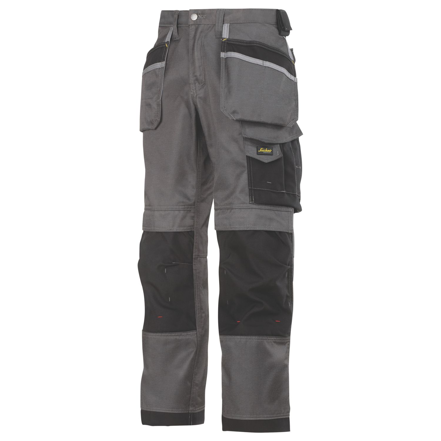 Snickers 3212 Duratwill 3212 Holster Pocket Trousers Grey/Black 36" W 30" L (43723)
