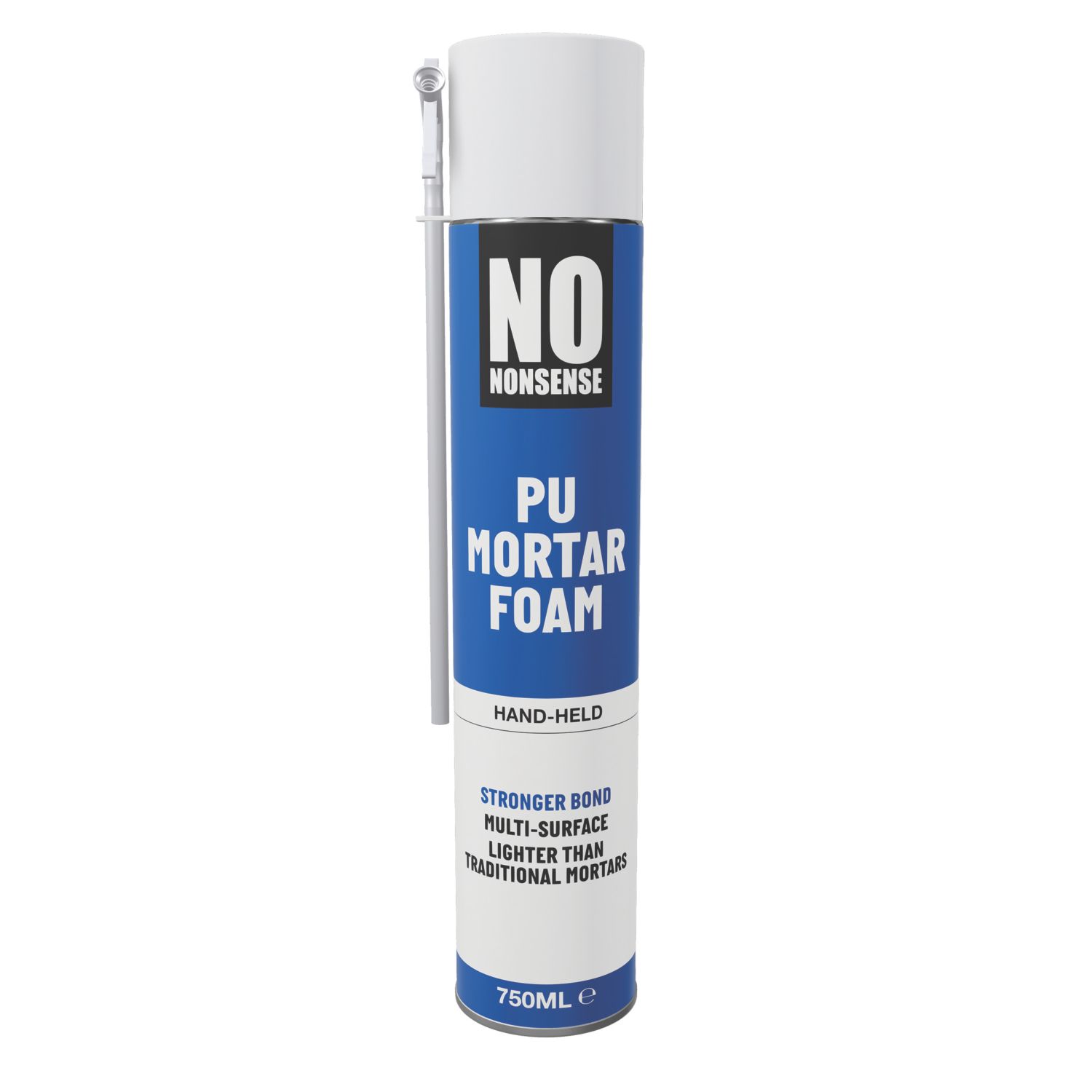 No Nonsense Polyurethane Mortar Foam Hand Held Yellow 750ml (438GL)