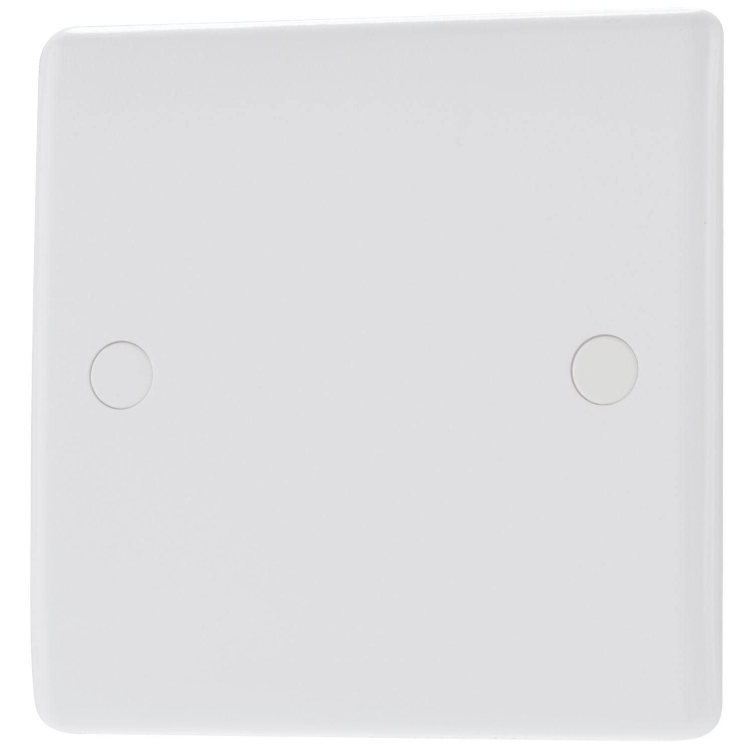 British General 1-Gang Blanking Plate White (438HT)