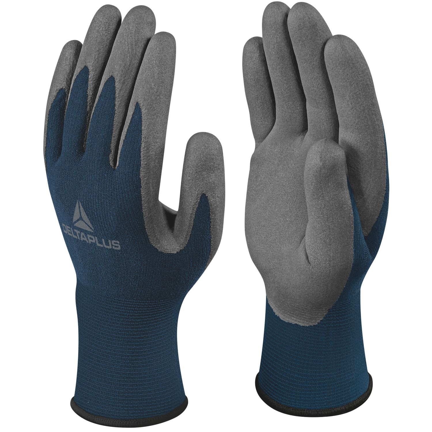 Delta Plus VV811 Safe & Strong Versatile Handling Gloves Blue/Grey Large (439HY)