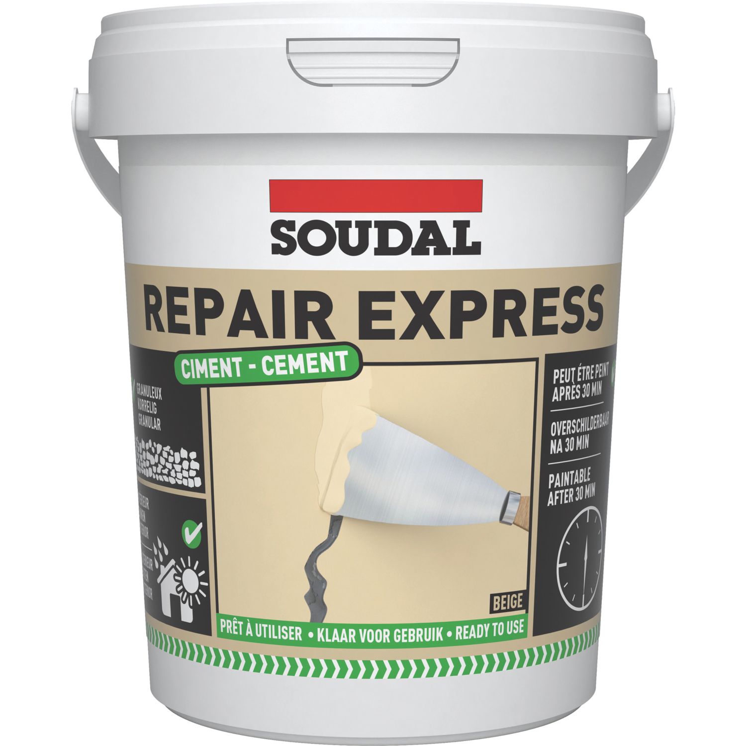 Soudal Repair Express Cement & Concrete Beige 900ml (439RG)