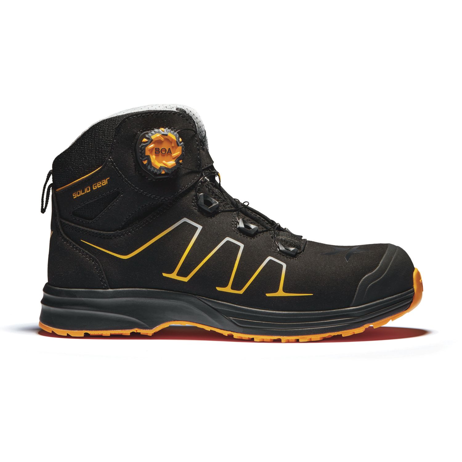 Solid Gear Reckon Size 11 Black Water-Resistant Safety Boots (439TV)