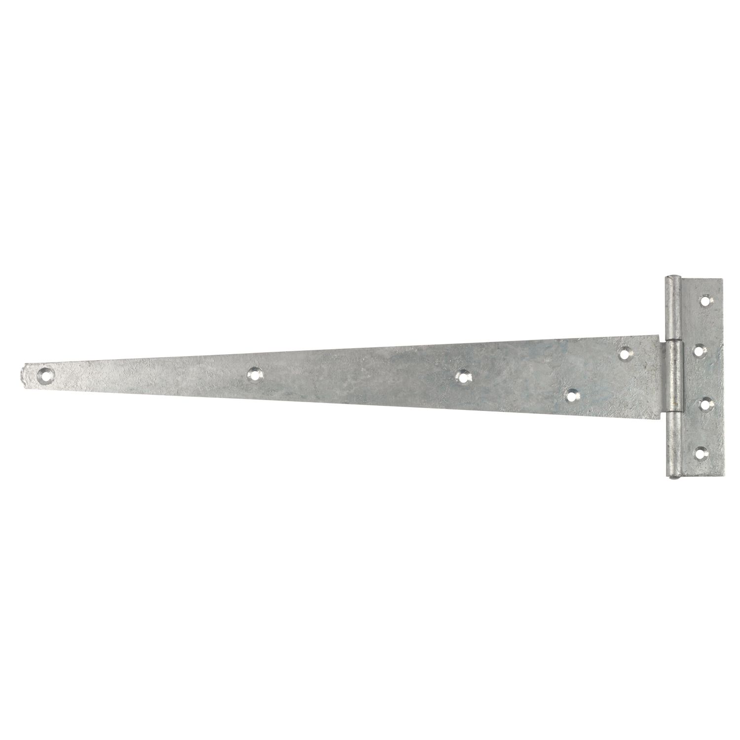 GateMate Matt Silver Straight Medium Tee Hinges 140mm x 18" x 450mm 2 Pack (439YV)