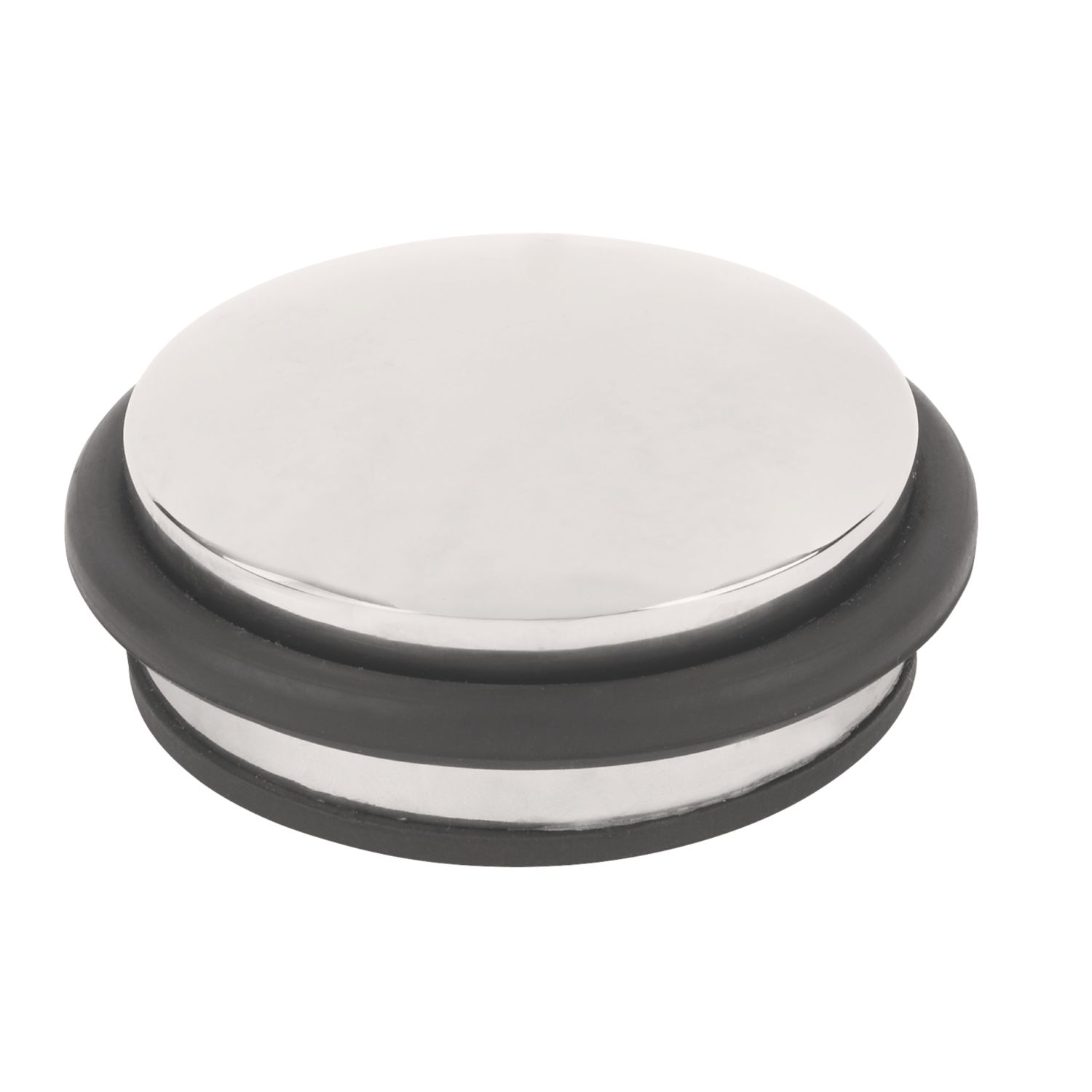 Dome Weight Door Stop 90 x 40mm Polished Stainless Steel (44020)