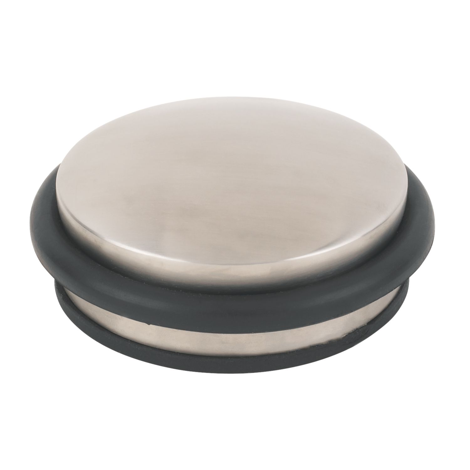 Dome Weight Door Stop 90 x 40mm Satin Stainless Steel (44030)