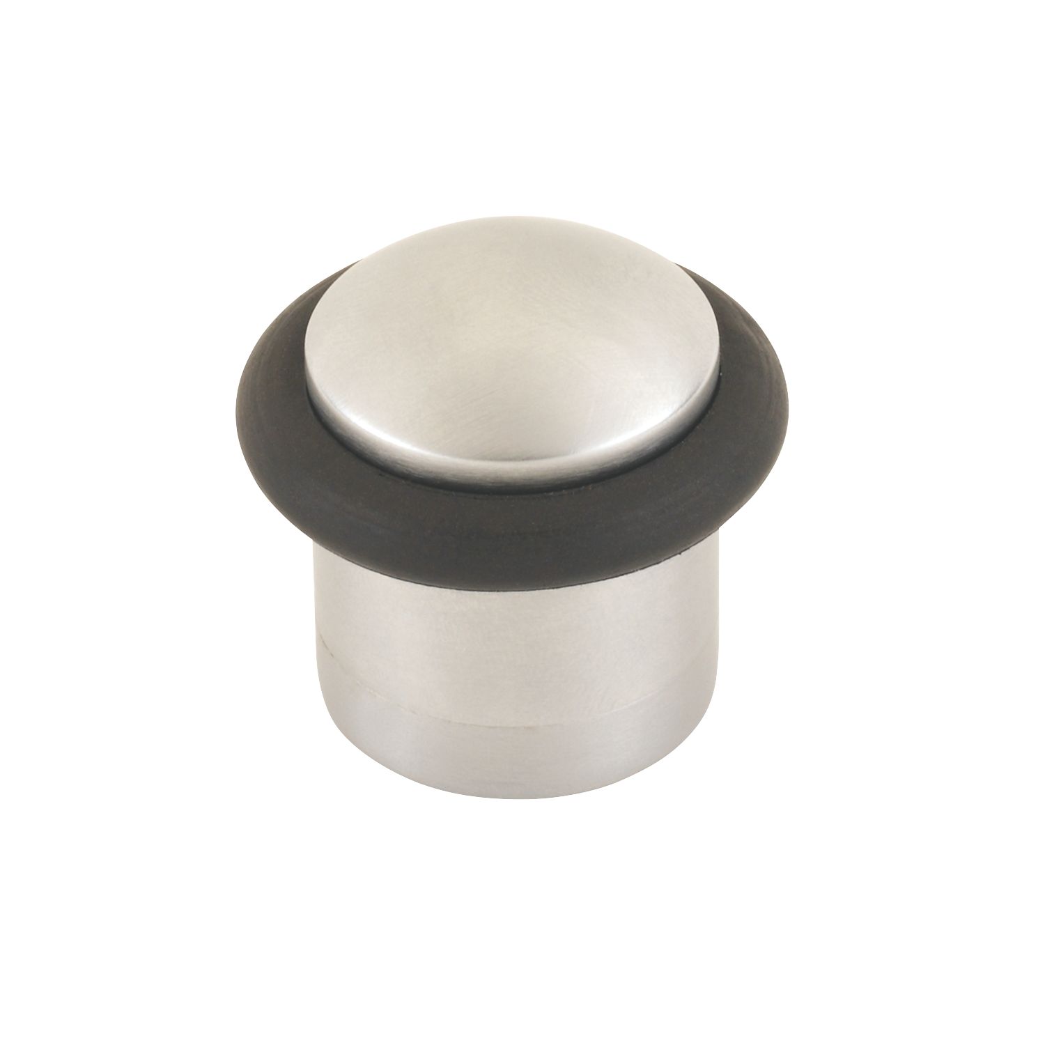 Cylinder Door Stop 38 x 37mm Satin Chrome (44090)