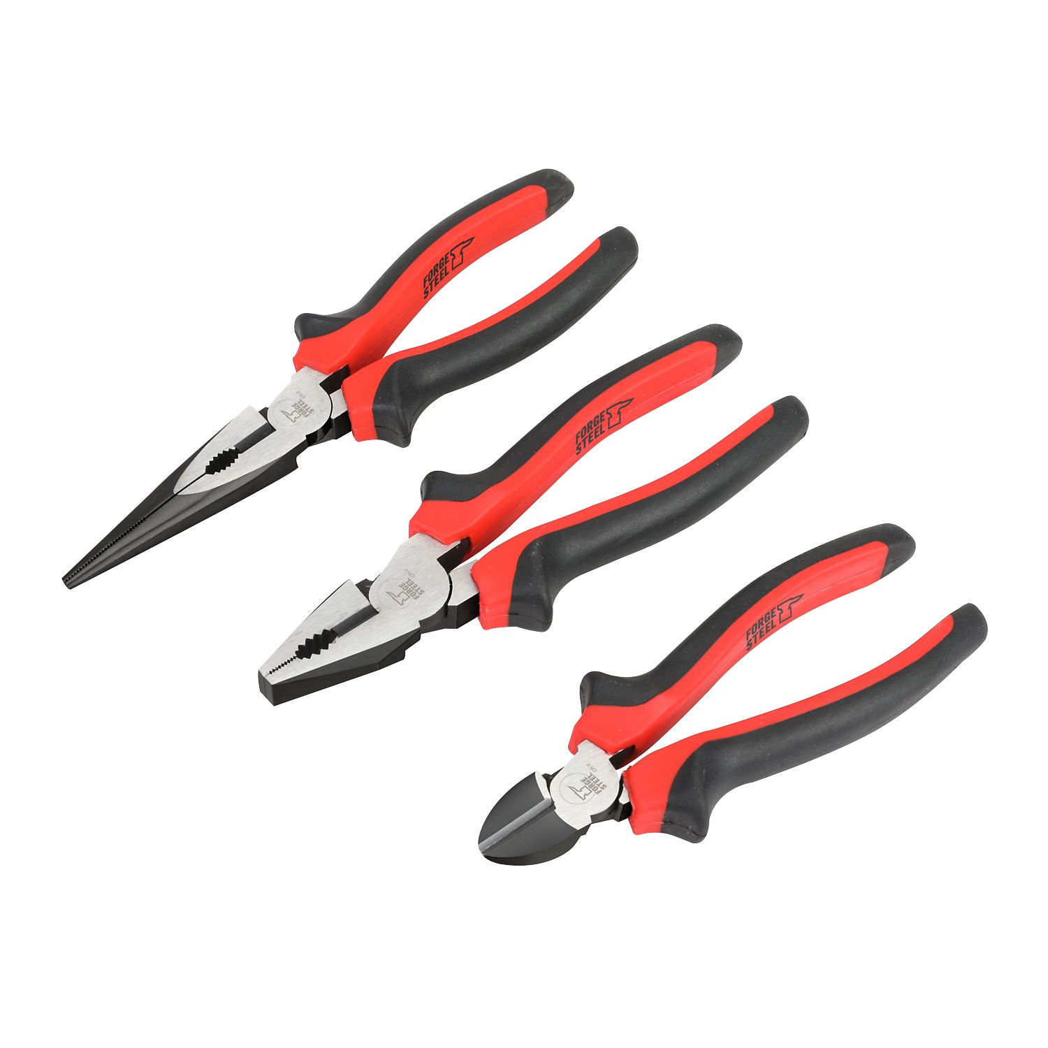 Forge Steel Mixed Plier Set 3 Pieces (440XG)