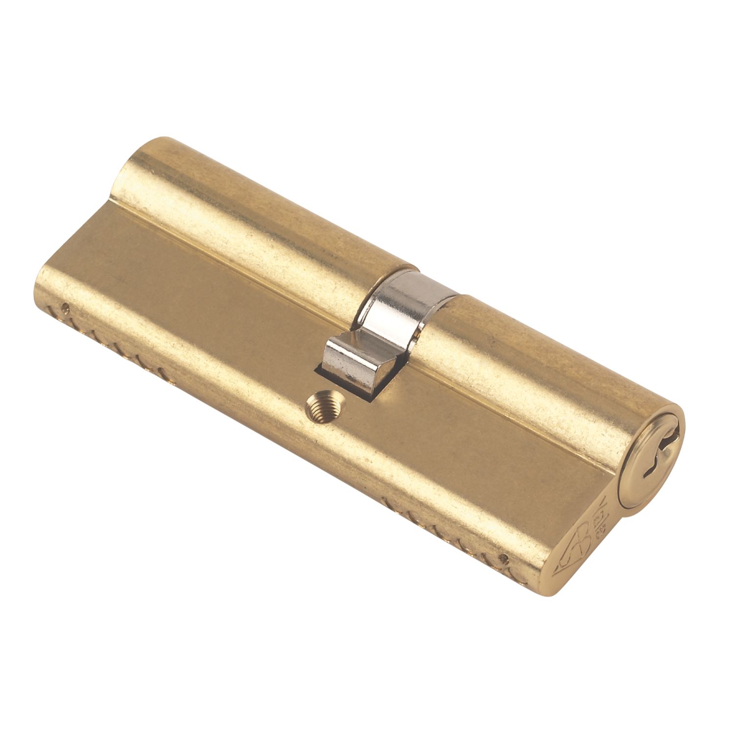 Yale Fire Rated 1 Star Double Euro Cylinder Lock BS 40-50 (90mm) Polished Brass (44175)