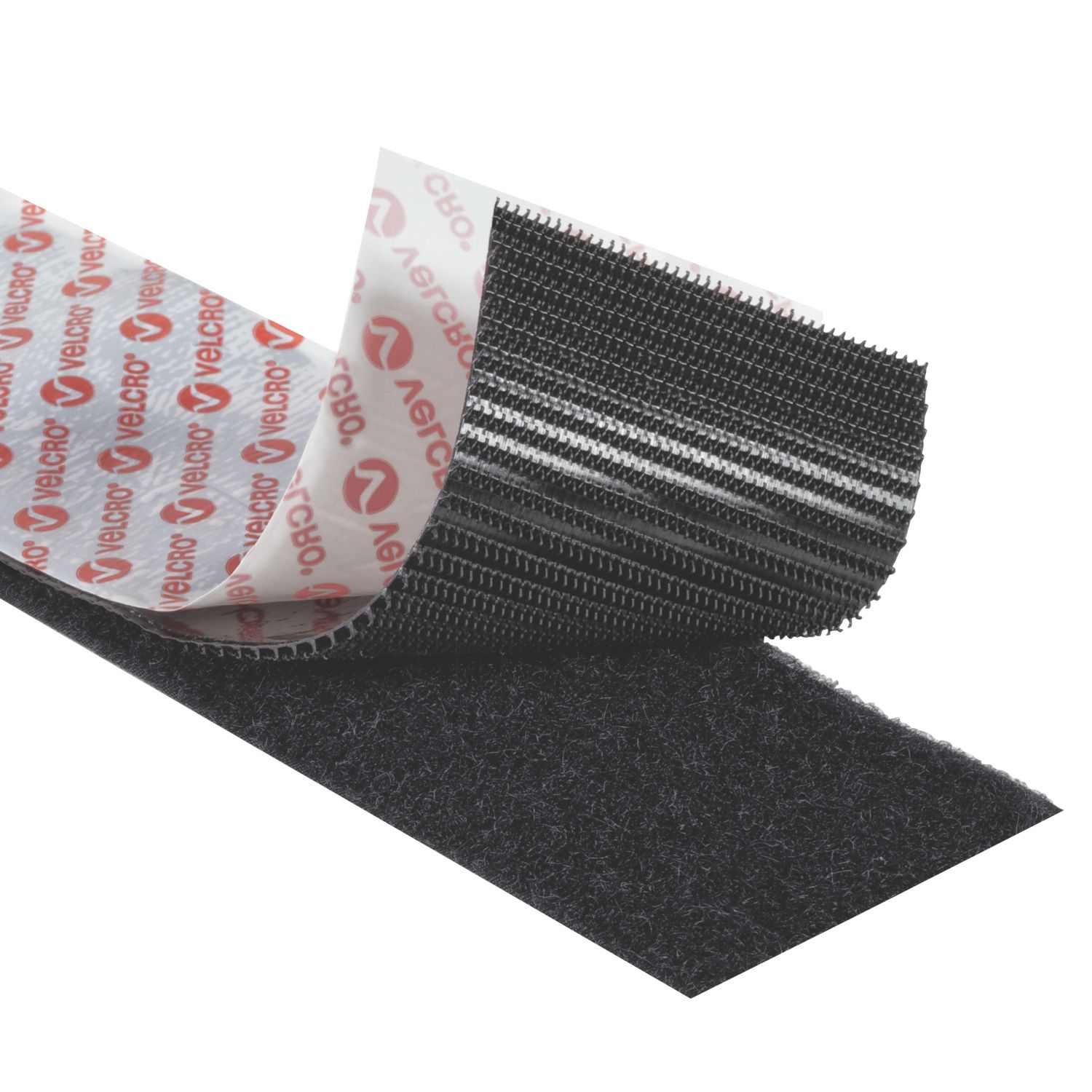 Velcro Brand Black Heavy Duty Stick-On Tape 5m x 50mm (4419P)