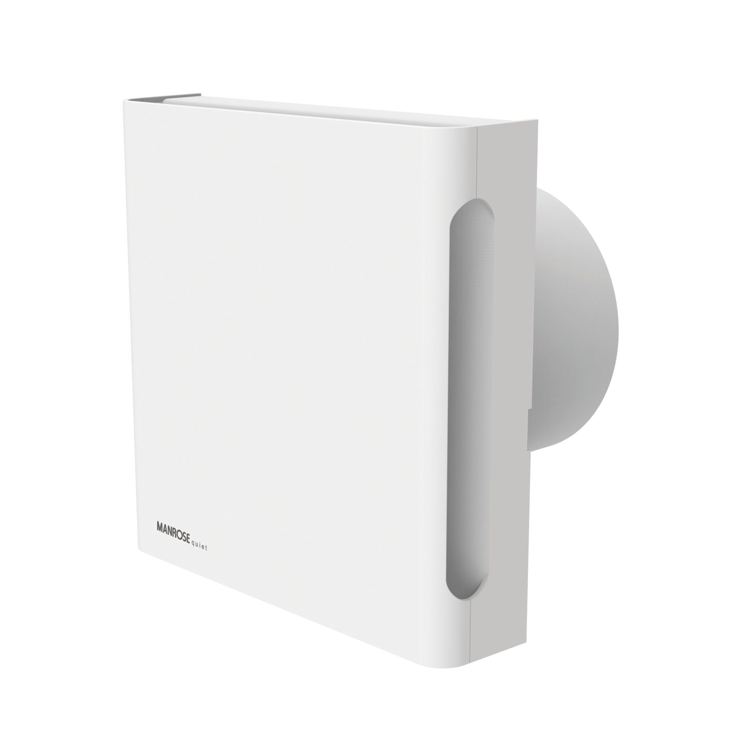 Manrose Quiet Fan X5 Conceal/ QF100SX5OP 100mm (4") Axial Bathroom Extractor Fan White 220-240V (445JL)