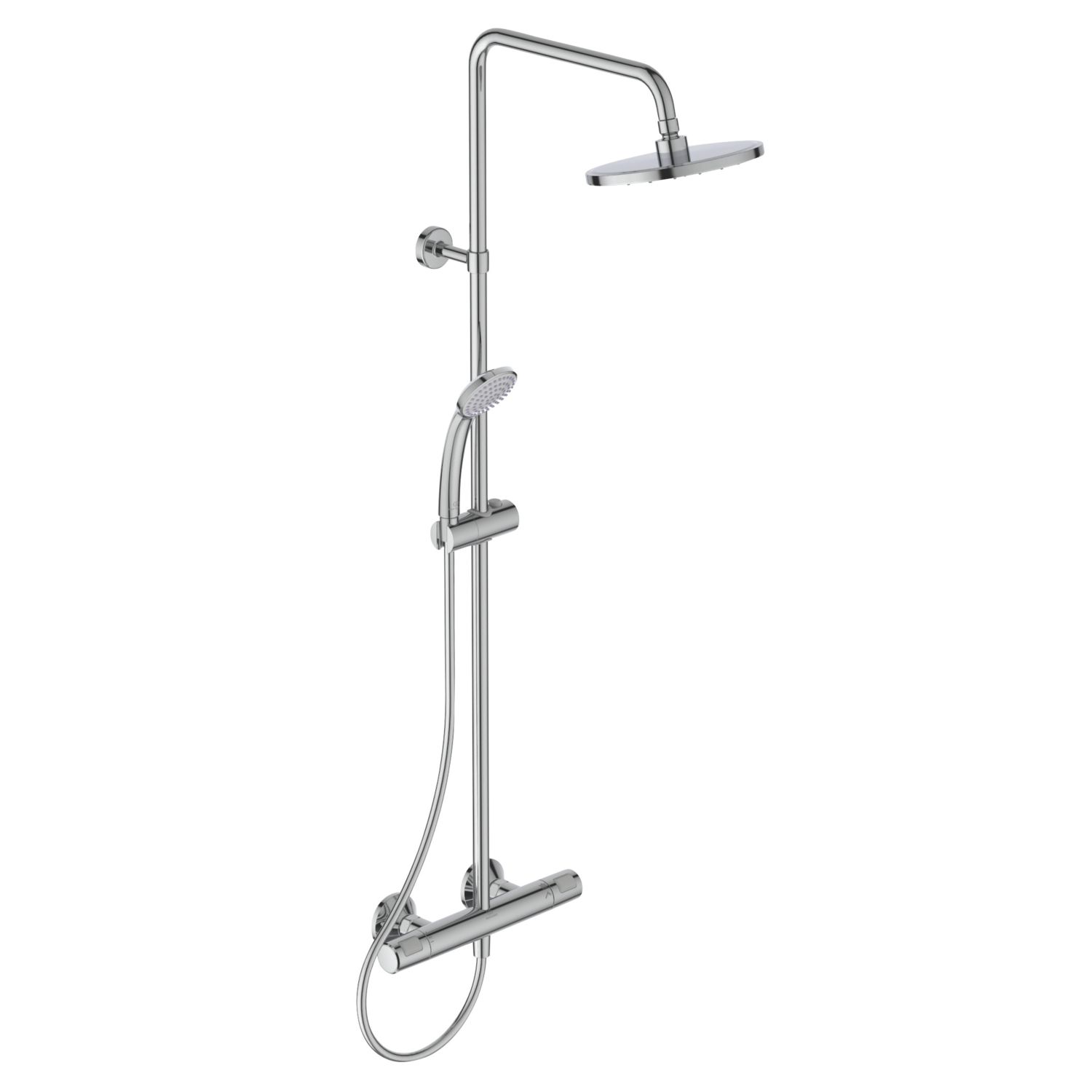 Ideal Standard Ceratherm T20 Rear-Fed Exposed Chrome Thermostatic Mixer Shower (445JY)