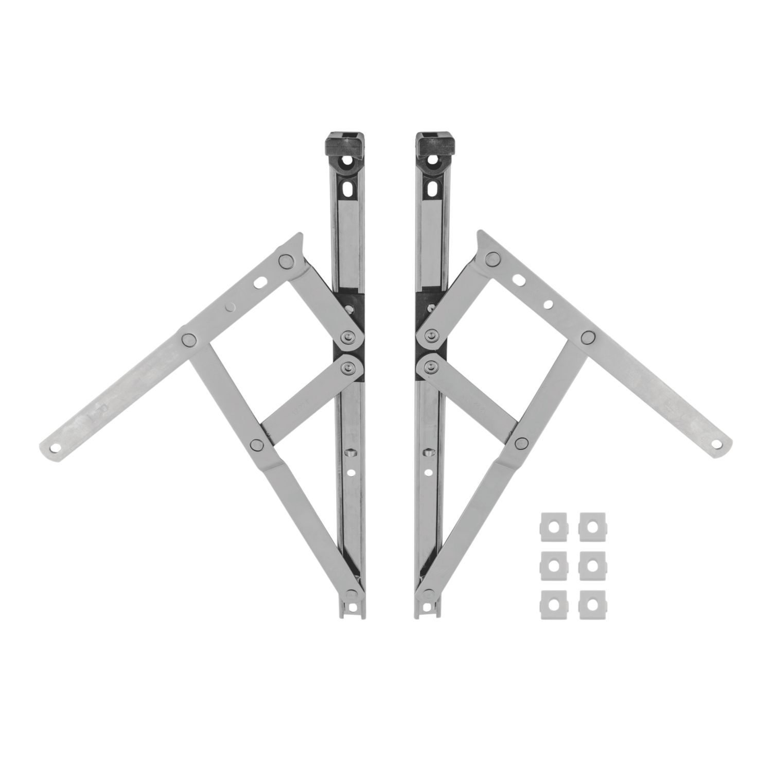 Smith & Locke Friction Stay Window Hinges Top-Hung 300mm 2 Pack (445YX)