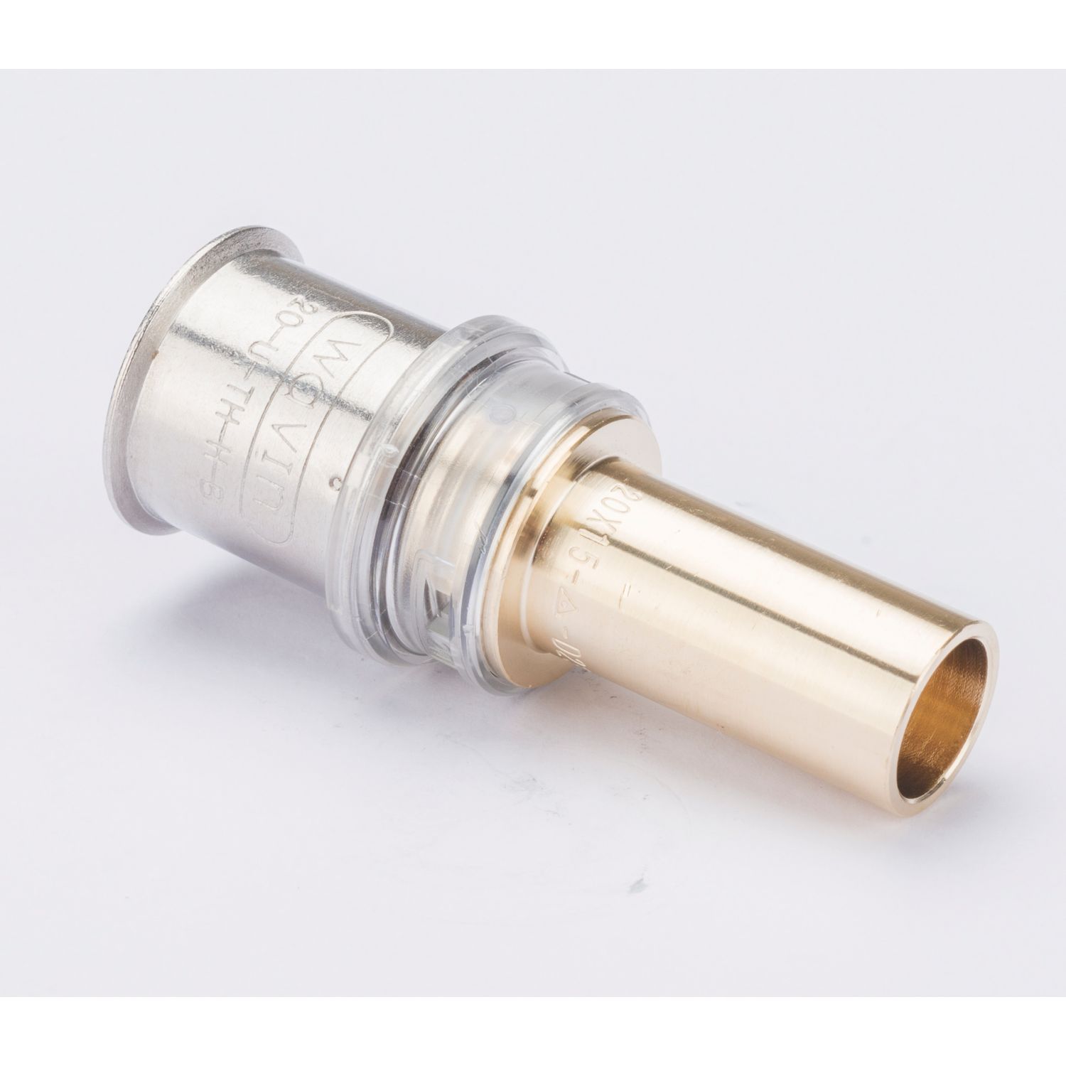 Wavin Tigris Multi-Layer Composite Press-Fit Adapting Coupler to Copper 20mm x 15mm 5 Pack (447RM)