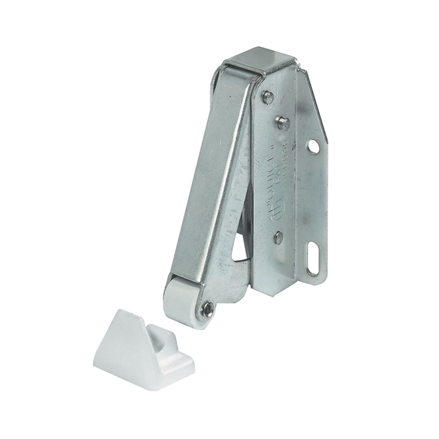 Hafele Spring Catches Bright Steel 95mm x 145mm 2 Pack (4489P)