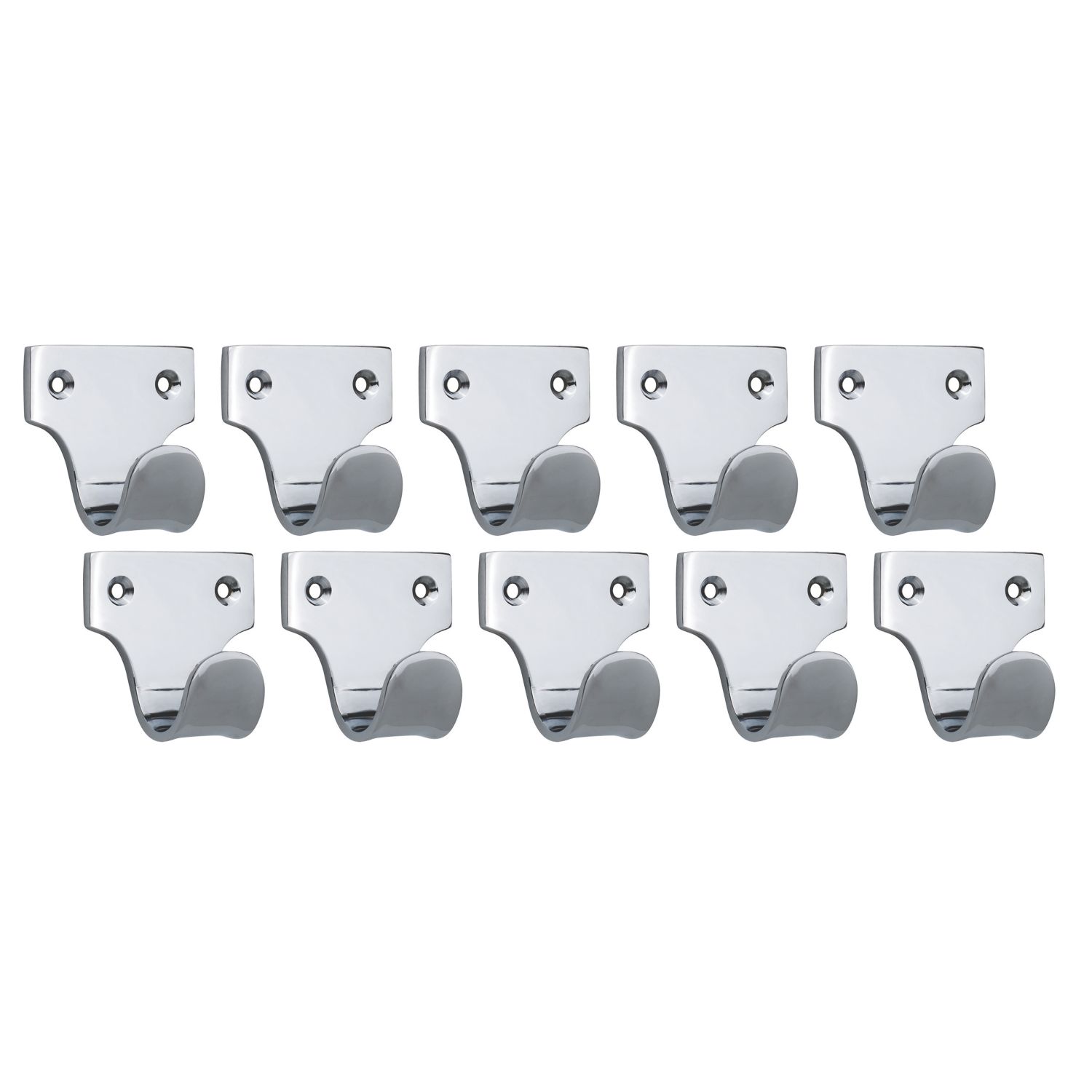 Smith & Locke Sash Window Handles Polished Chrome 50mm x 50mm 10 Pack (448YX)