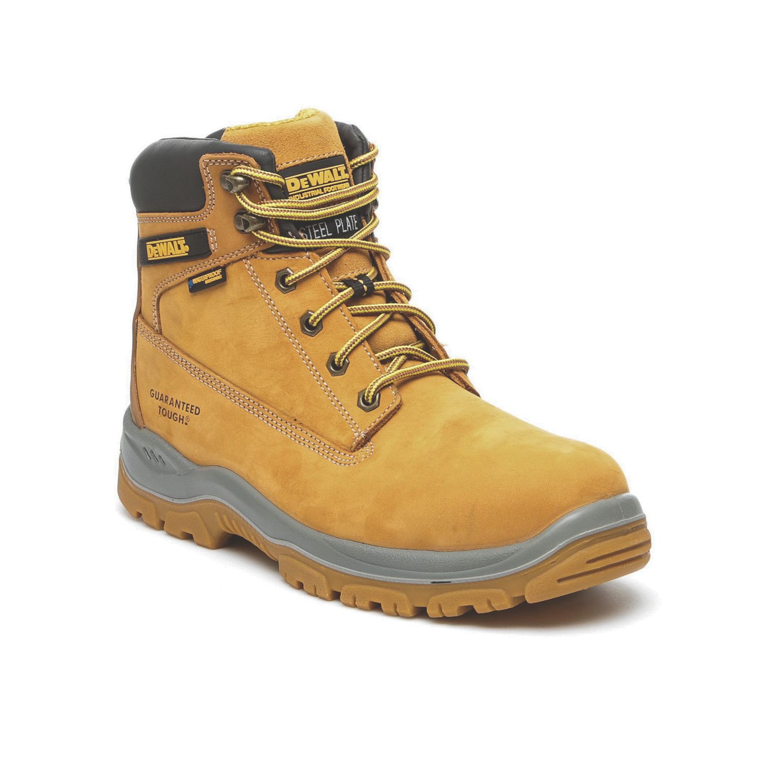 DEWALT Titanium Size 8 Honey Waterproof Steel Toe Cap Safety Boots (44951)