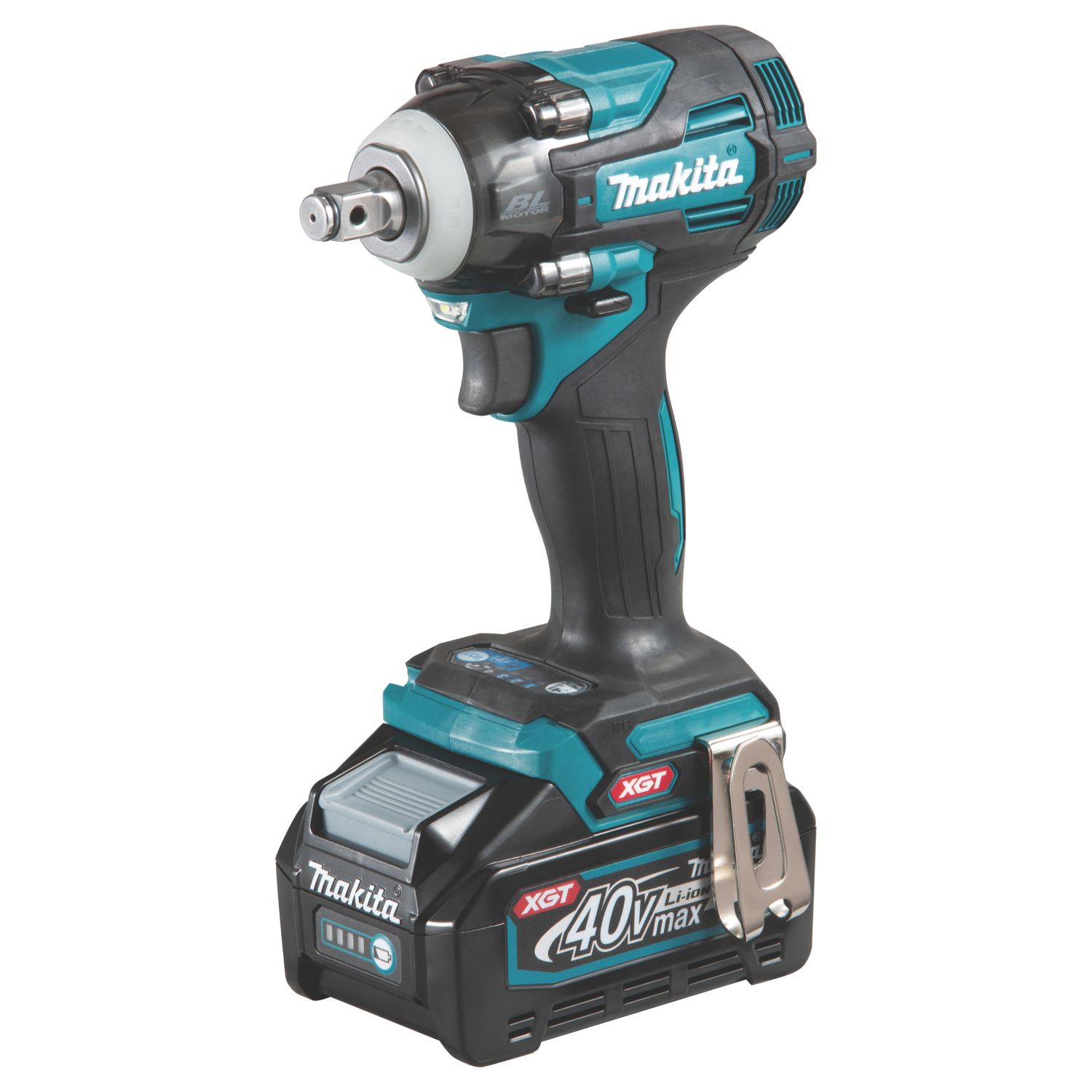 Makita TW004GD203 40V 2 x 2.5Ah Li-Ion XGT Brushless Cordless Impact Wrench (449VV)