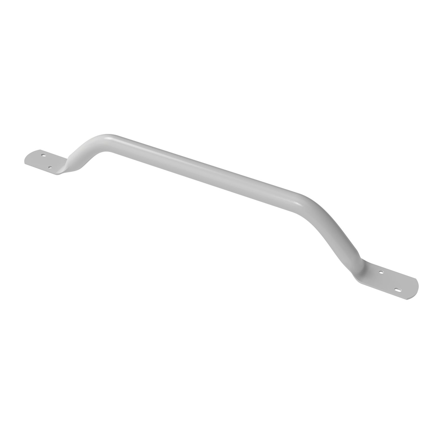Nymas NymaPRO Straight Household Flat End Steel Grab Rail White 610mm (450JM)