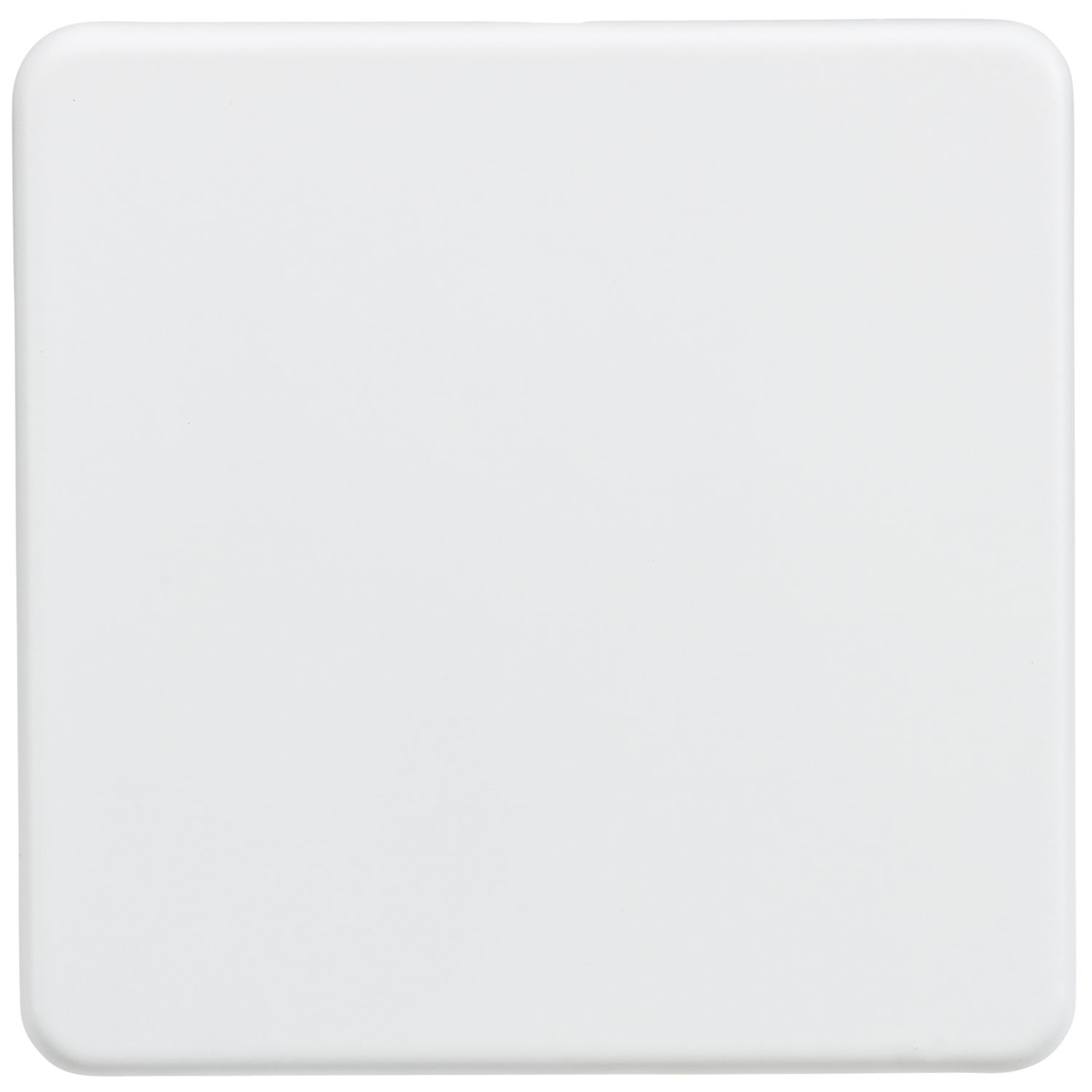 Knightsbridge 1-Gang Blanking Plate Matt White (452TY)
