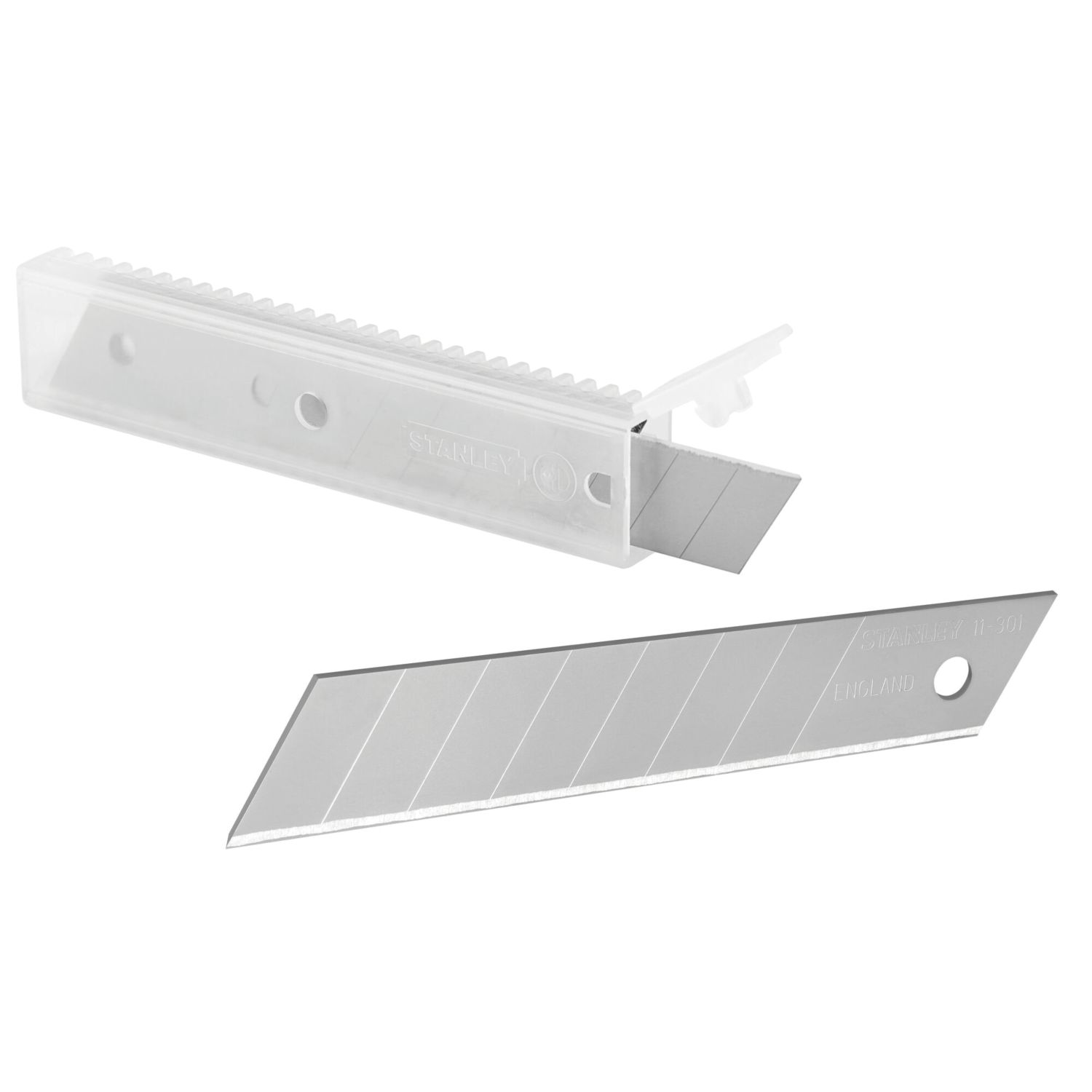 Stanley 0-11-301 18mm Snap-Off Knife Blades 10 Pack (453TV)