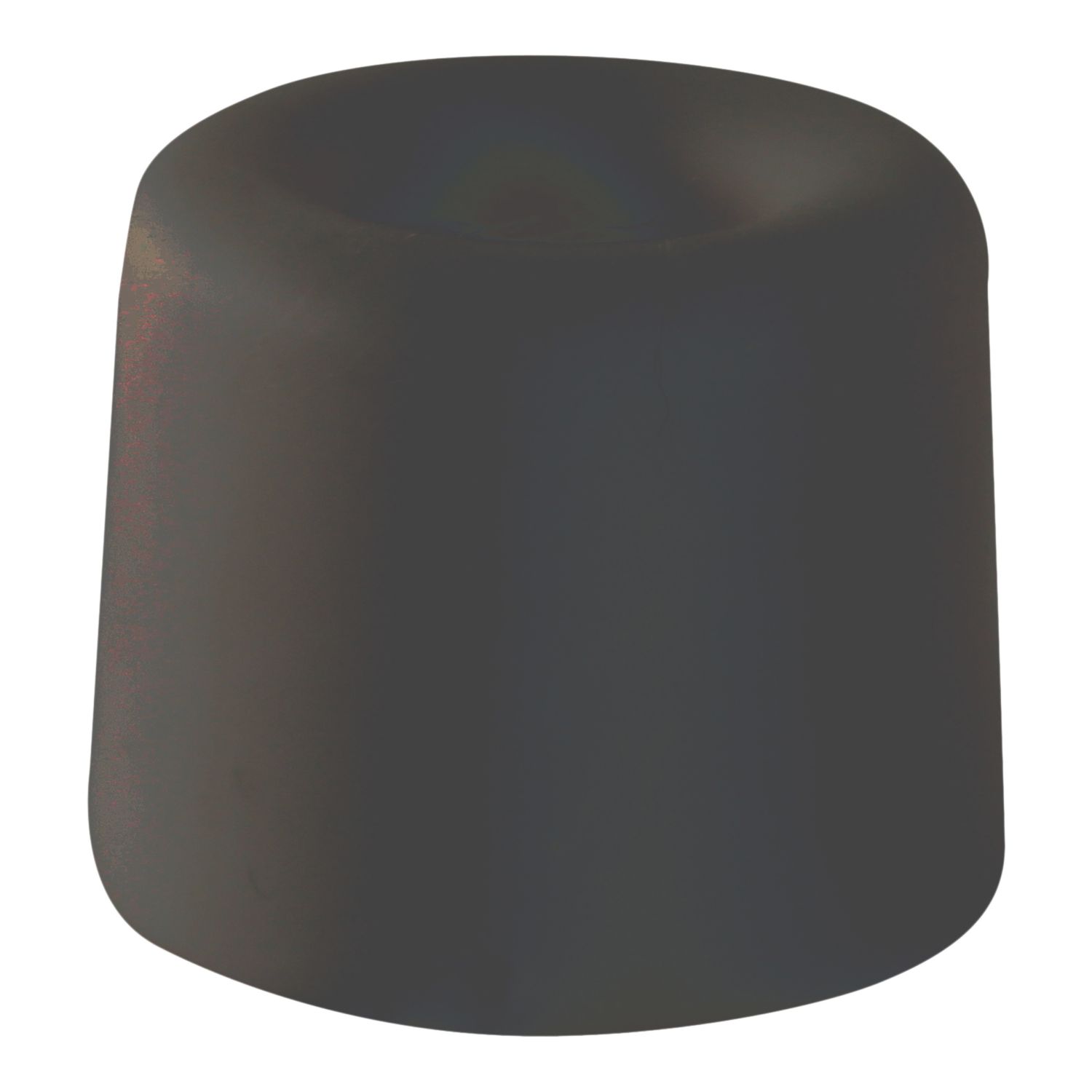 Smith & Locke Cylindrical Rubber Door Stop 30 x 24mm Black 10 Pack (454TE)