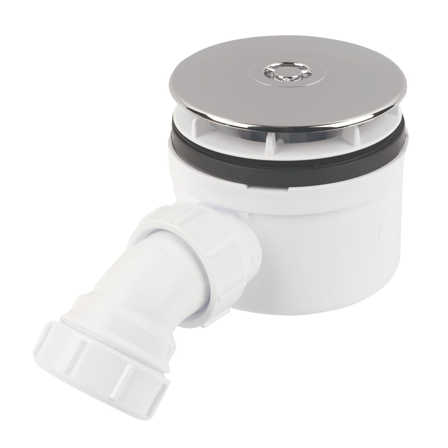 McAlpine Shower Trap Chrome Effect 90mm (45503)