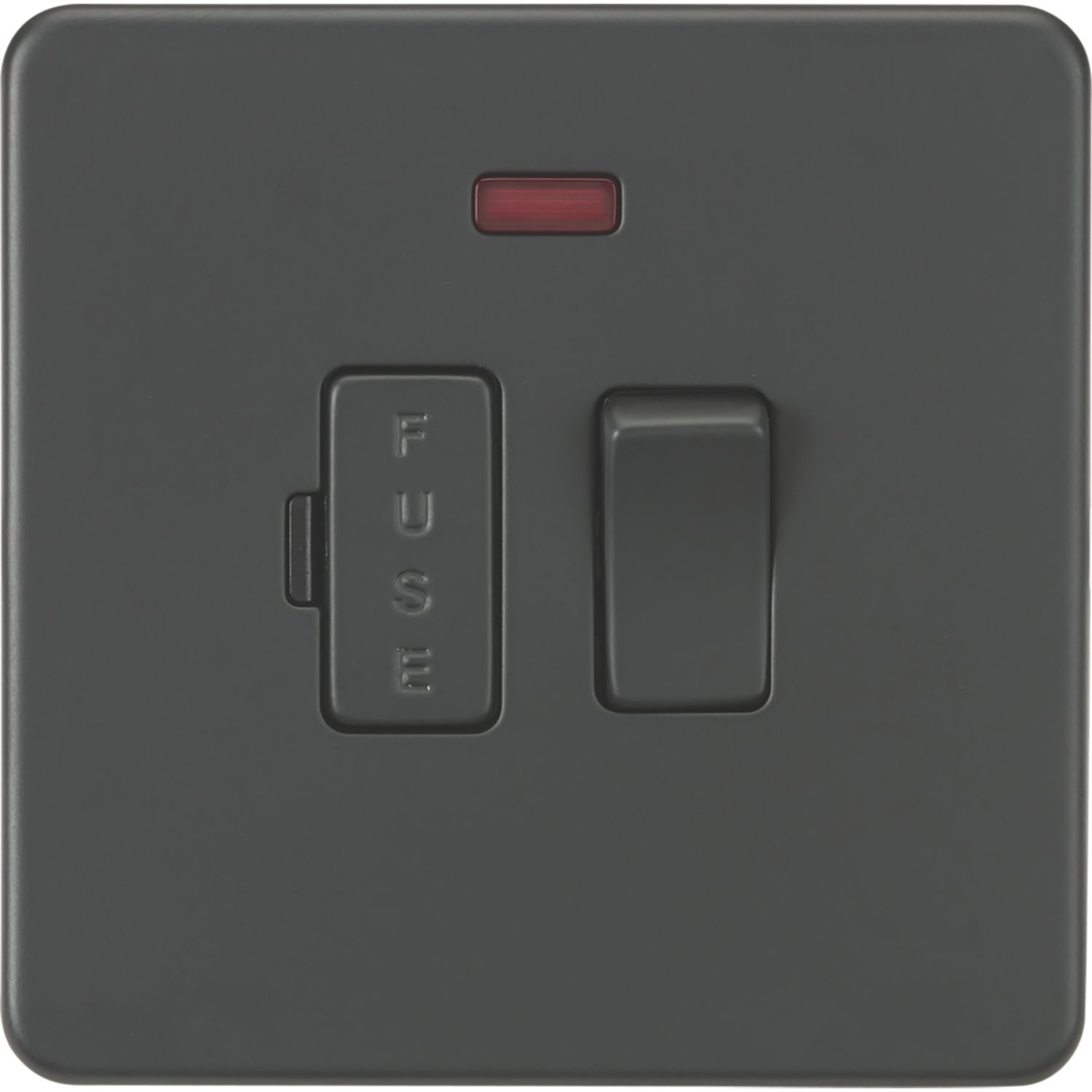 Knightsbridge 13A Switched Fused Spur with LED Anthracite (455TX)