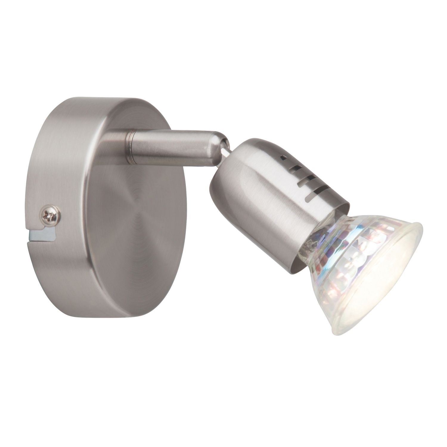 Brilliant Loona LED 1-Light Wall Light Satin Chrome 3W 240lm (4564J)
