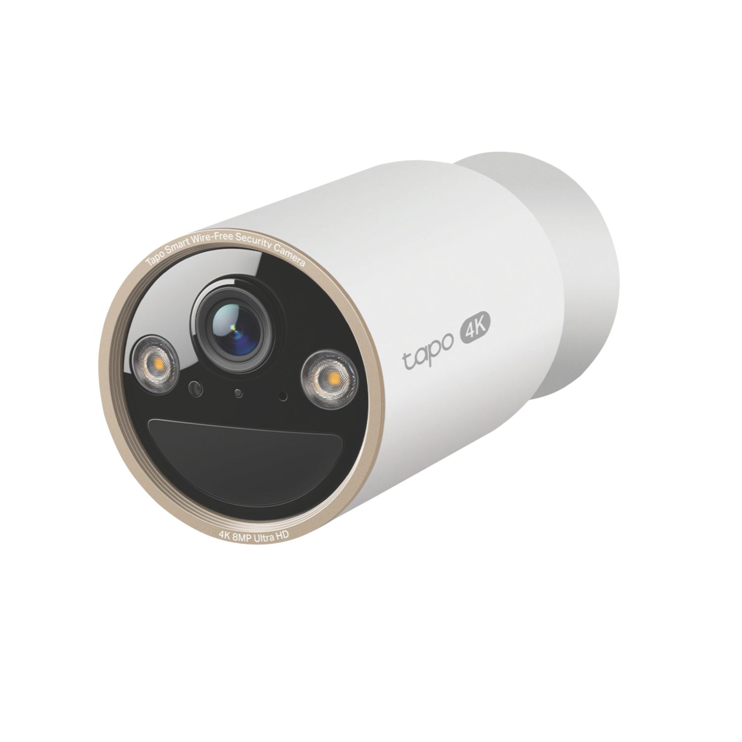 TP-Link Tapo C460 Battery-Powered Black Wireless 4K Outdoor Cylinder Smart Camera (457AV)