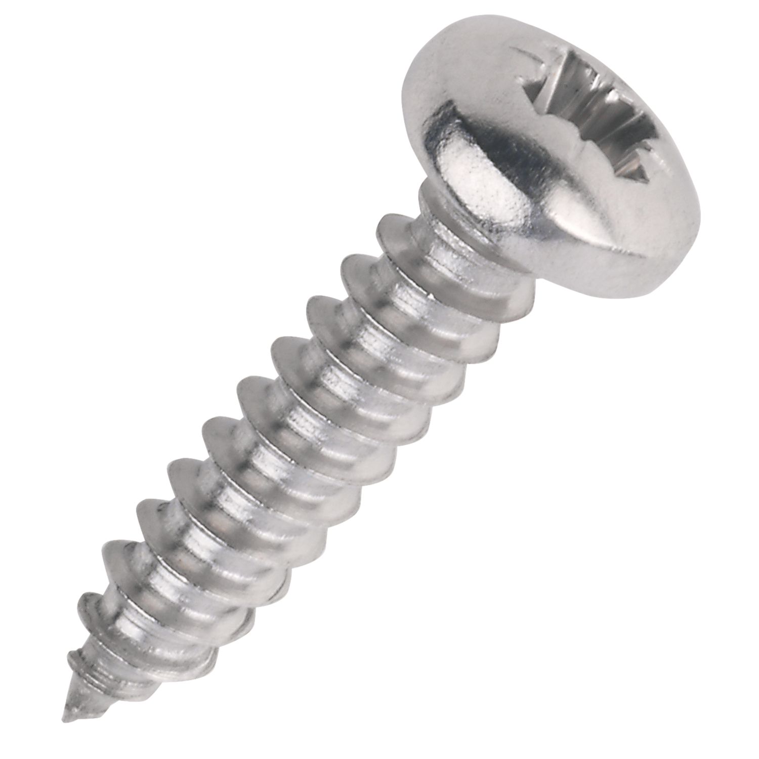 Easydrive PZ Pan Self Tapping Screws 8ga x 1 1/4" 100 Pack (4587H)
