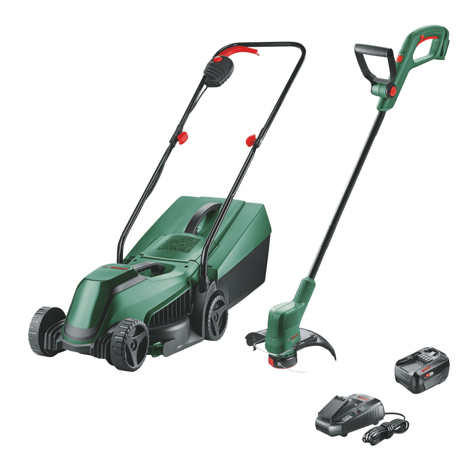 Bosch EasyGrassCut / EasyMower 18V 1 x 4.0Ah Li-Ion Power for All Cordless Landscape Twin Pack (458FL)