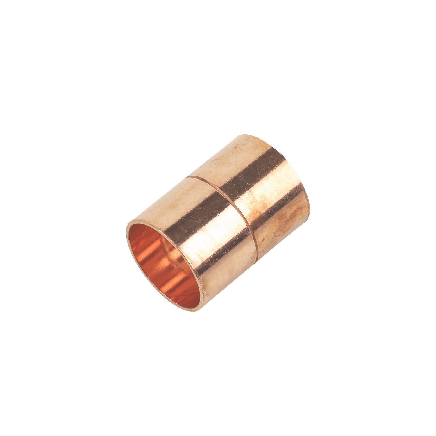 Flomasta Copper End Feed Equal Couplers 22mm 10 Pack (45945)