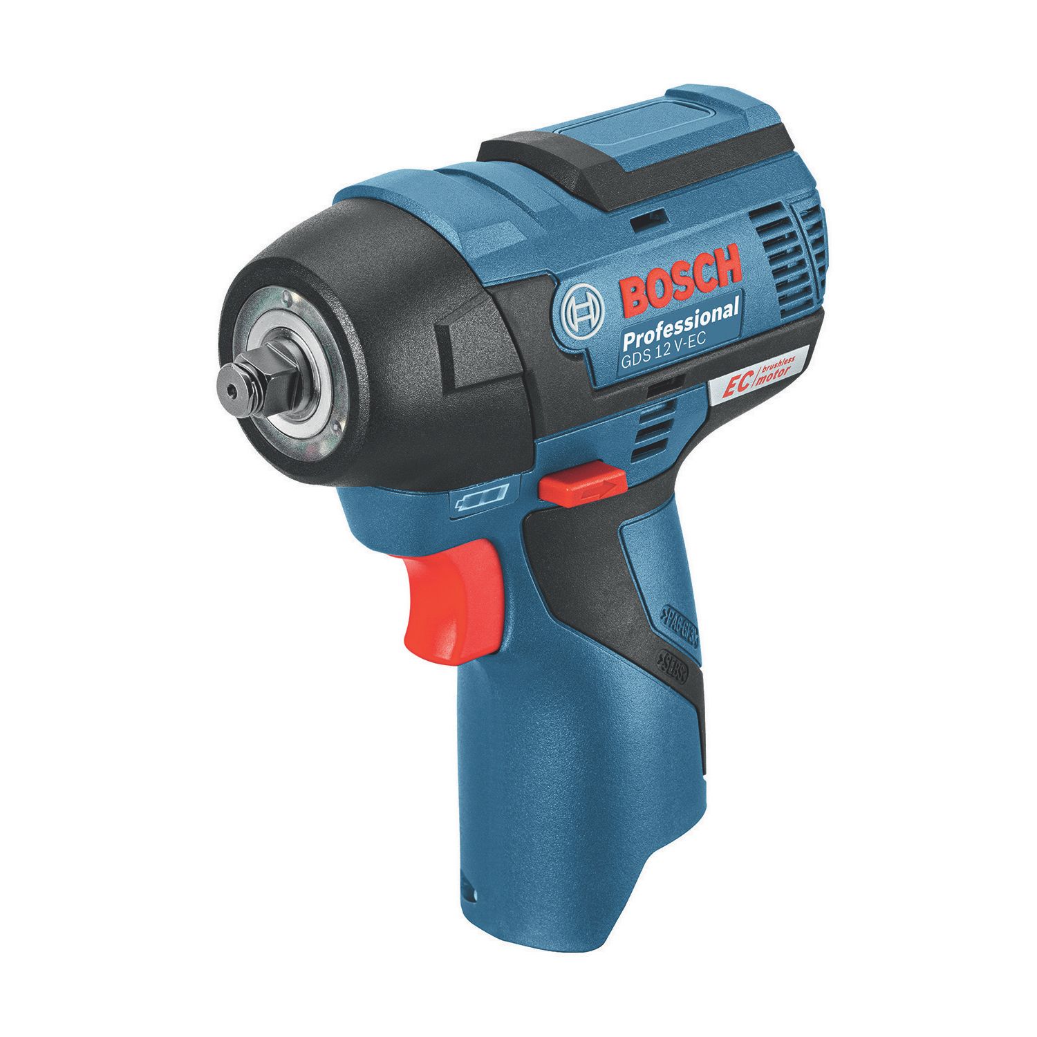 Bosch GDS 12V-115 12V Li-Ion Coolpack Brushless Cordless Impact Wrench - Bare (459FG)