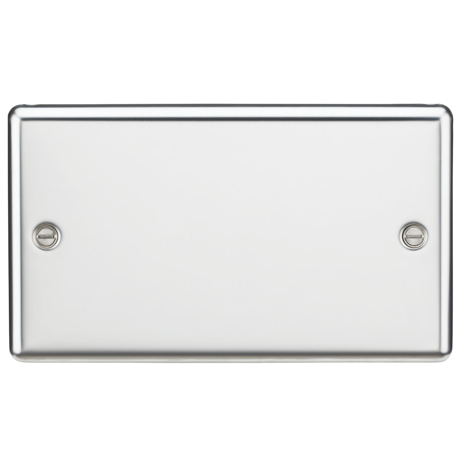 Knightsbridge 2-Gang Blanking Plate Polished Chrome (459TY)