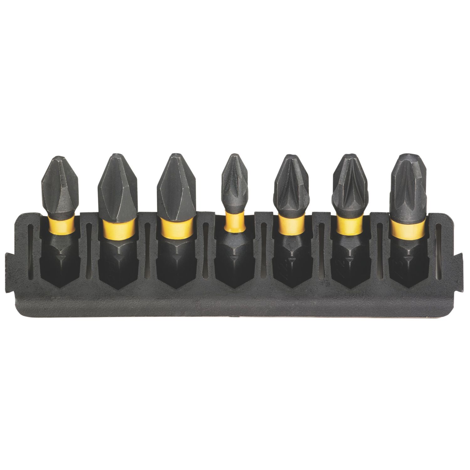 DEWALT Flextorq 6.35mm Hex Shank Mixed Screwdriver Bits 7 Pieces (460HA)
