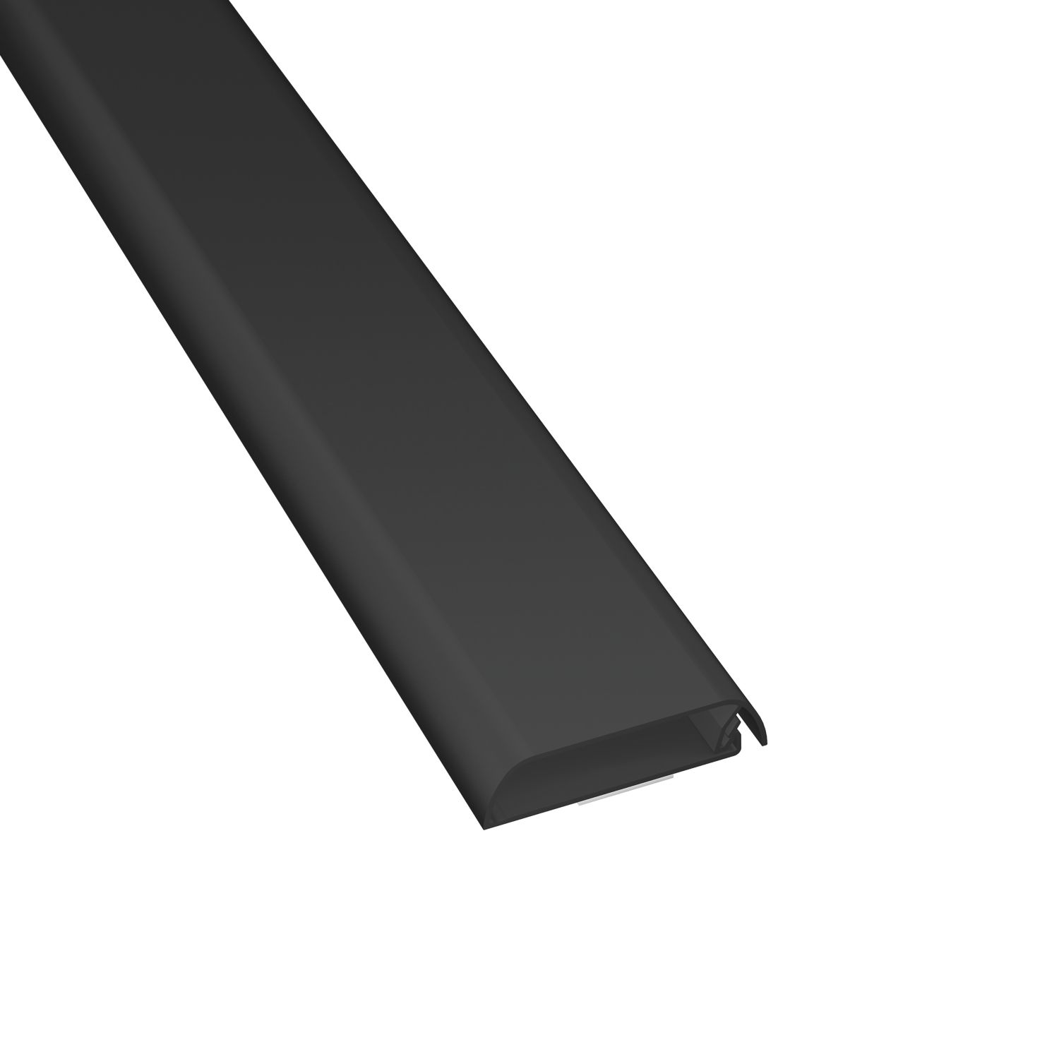 D-Line PVC Black TV Cable Cover 60mm x 15mm x 1m (460RA)