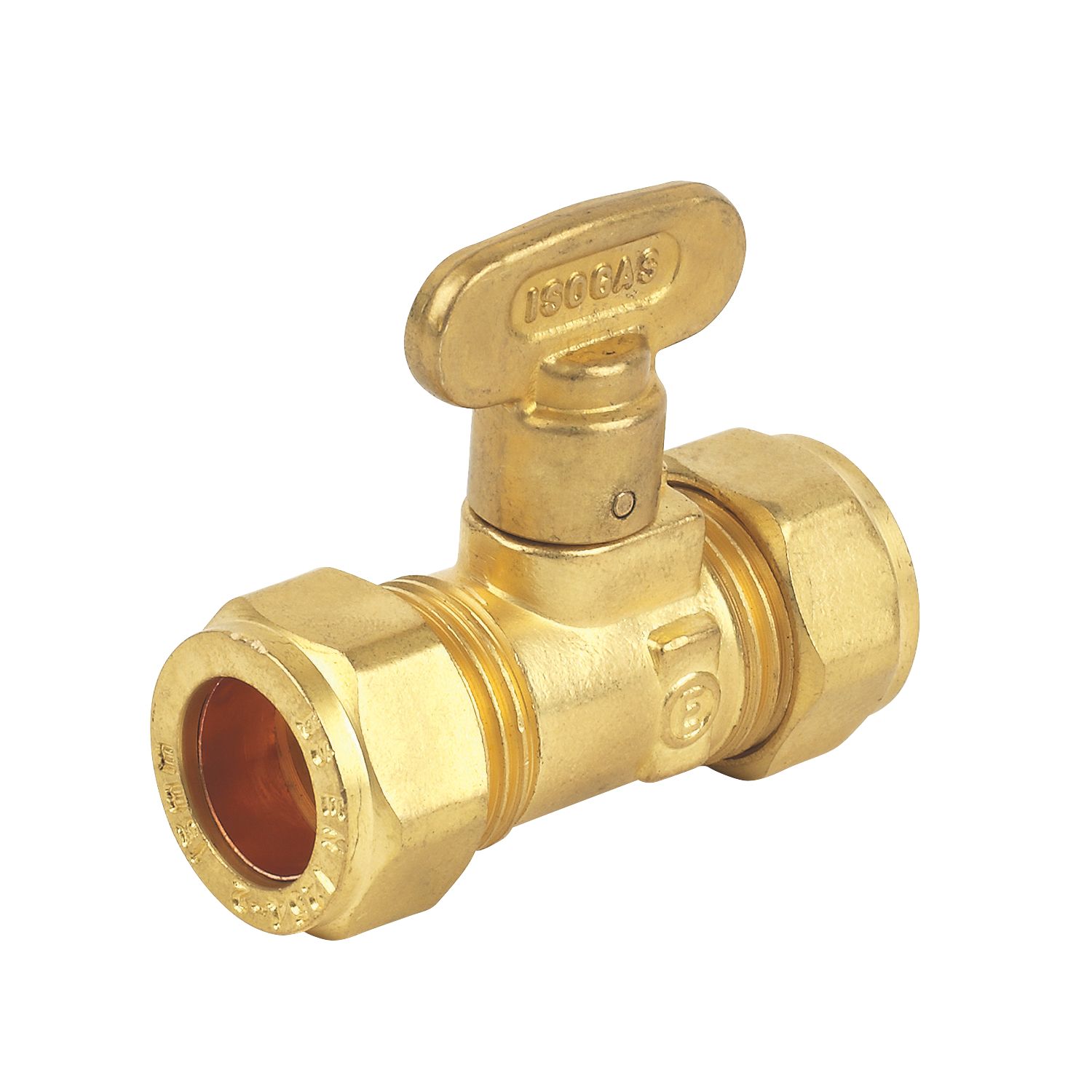 Essentials Gas Isolating Valve 15mm x 15mm (46199)
