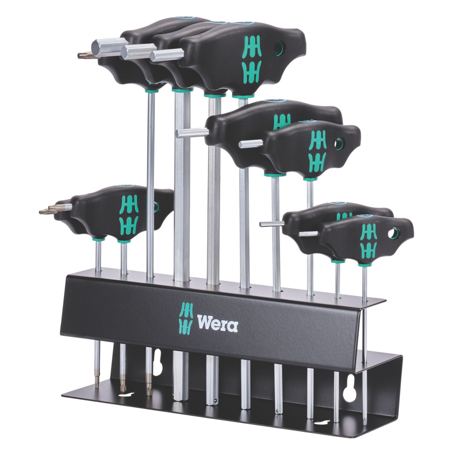 Wera Bicycle (6) Metric & TX T-Handle Screwdriver Key Set 10 Pcs (461XX)