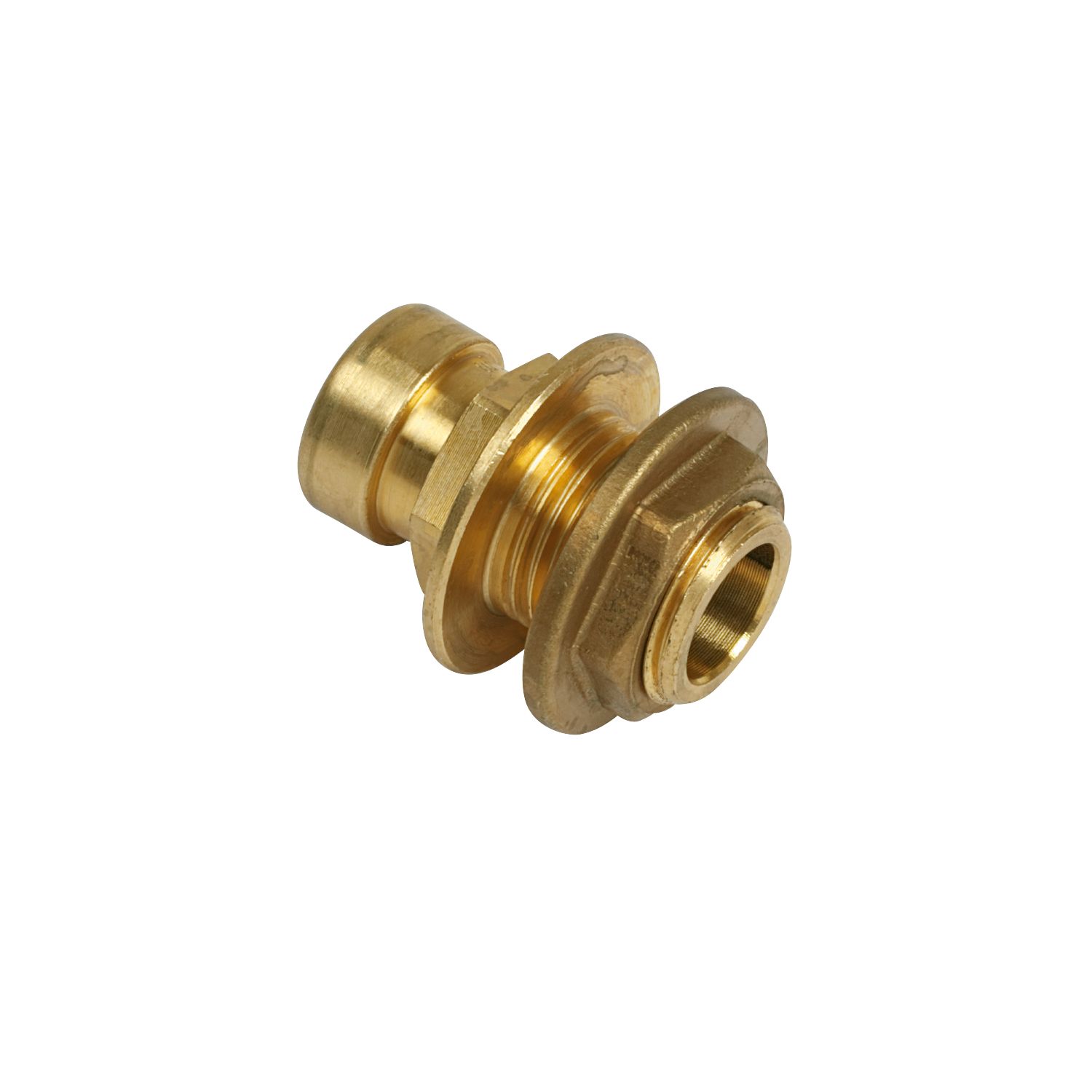 Tectite Sprint Brass Push-Fit Tank Connector 15mm (46204)