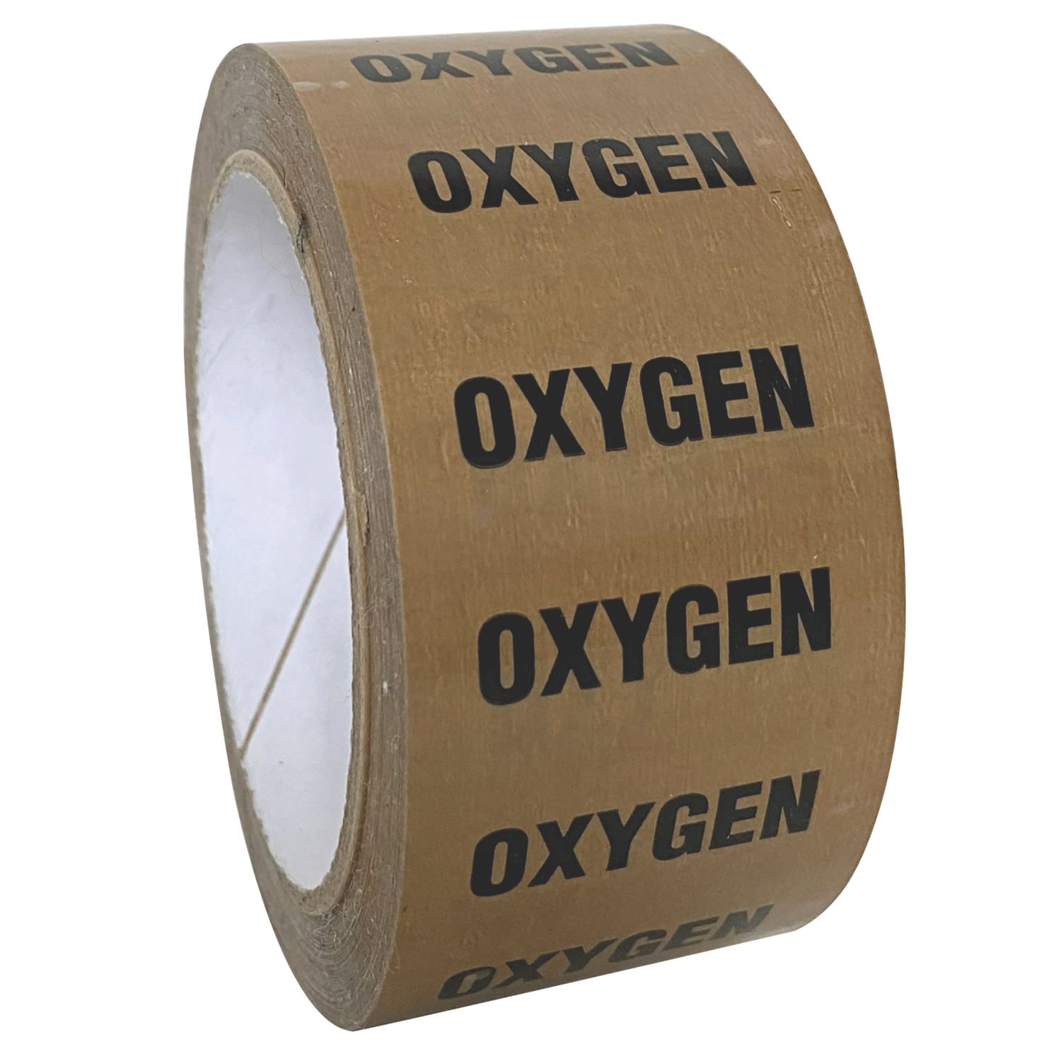 Essentials Oxygen Pipe Marking Tape Brown 30m x 50mm (462YU)