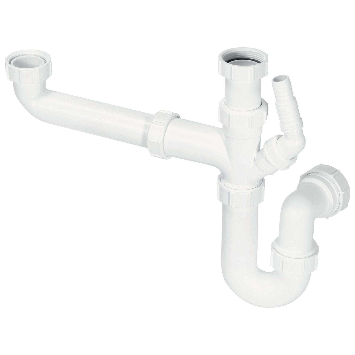 McAlpine SK1 Adjustable 1.5 Bowl Single-Appliance 1 1/2" Sink P Trap Kit (464CL)