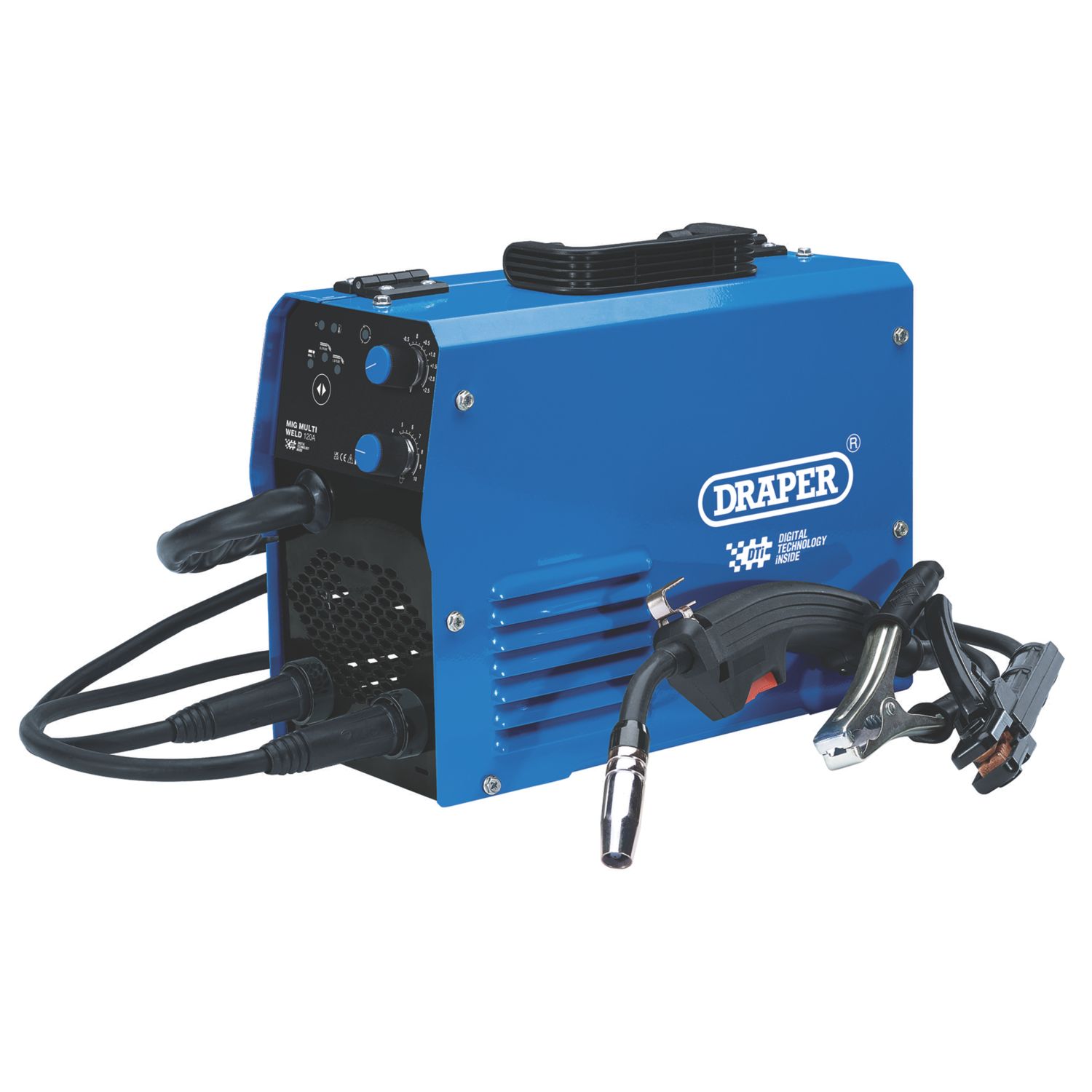 Draper 70049 120A Gasless MIG Inverter Welder 230V (464CN)