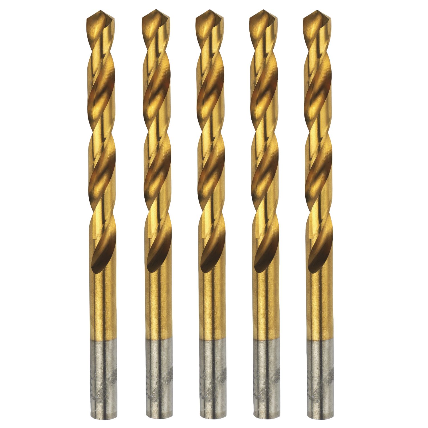 Erbauer Straight Shank Metal Drill Bits 6.5mm x 101mm 5 Pack (46654)