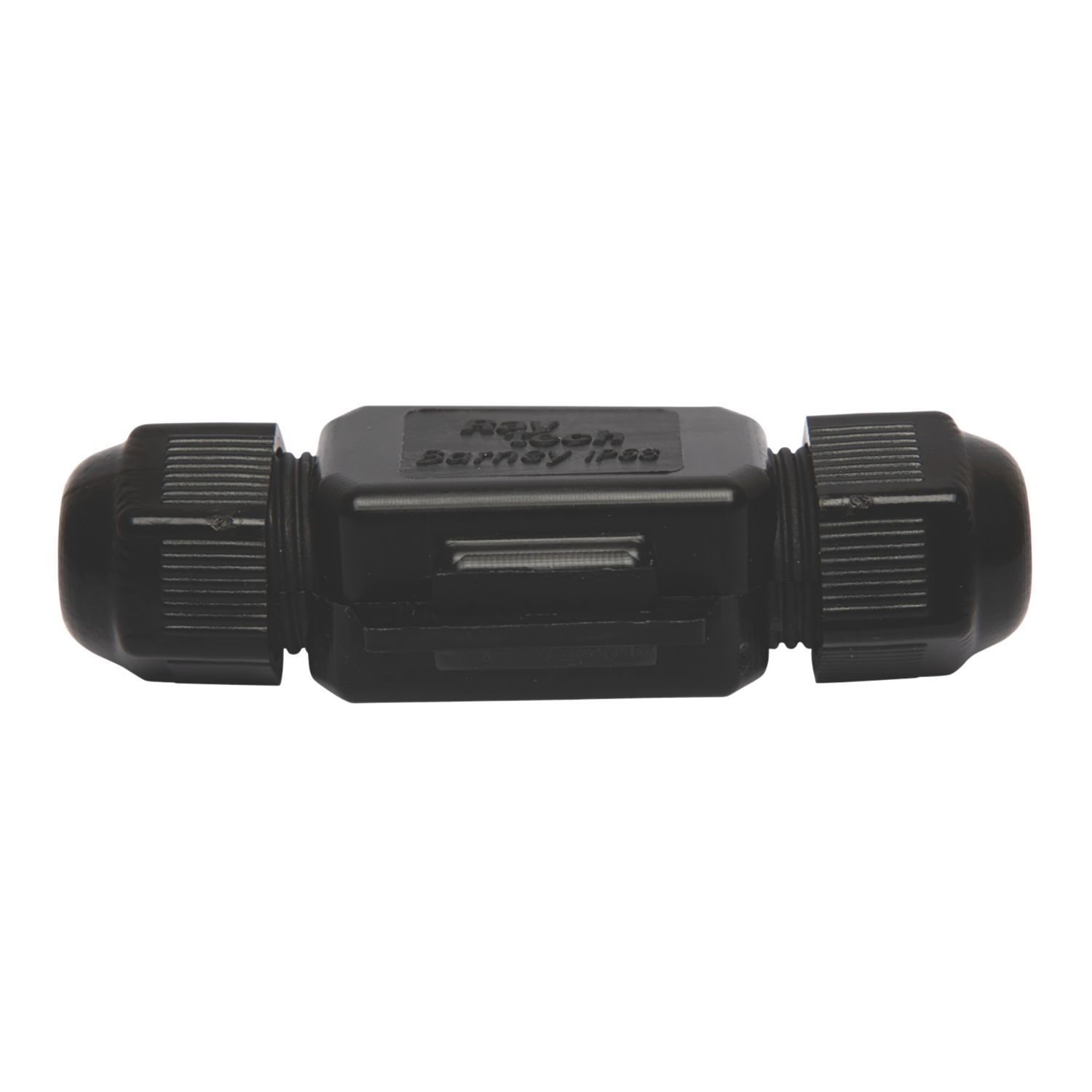 Raytech Barney-N 2-Entry 2-Pole IP69K Gel-Filled Straight Cable Joint Black (466HF)